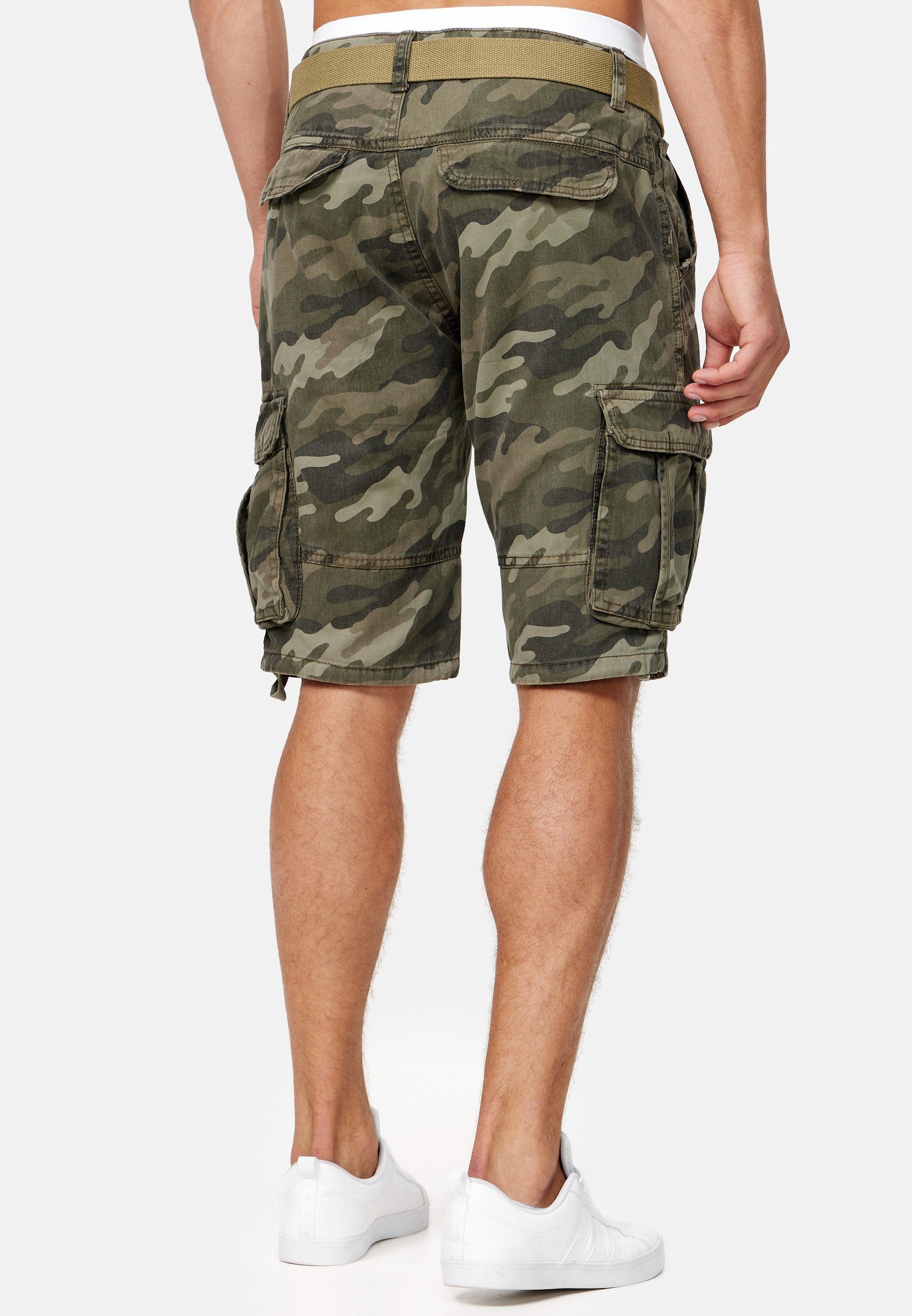 Indicode Cargoshorts Monroe Cargo Dired camouflage