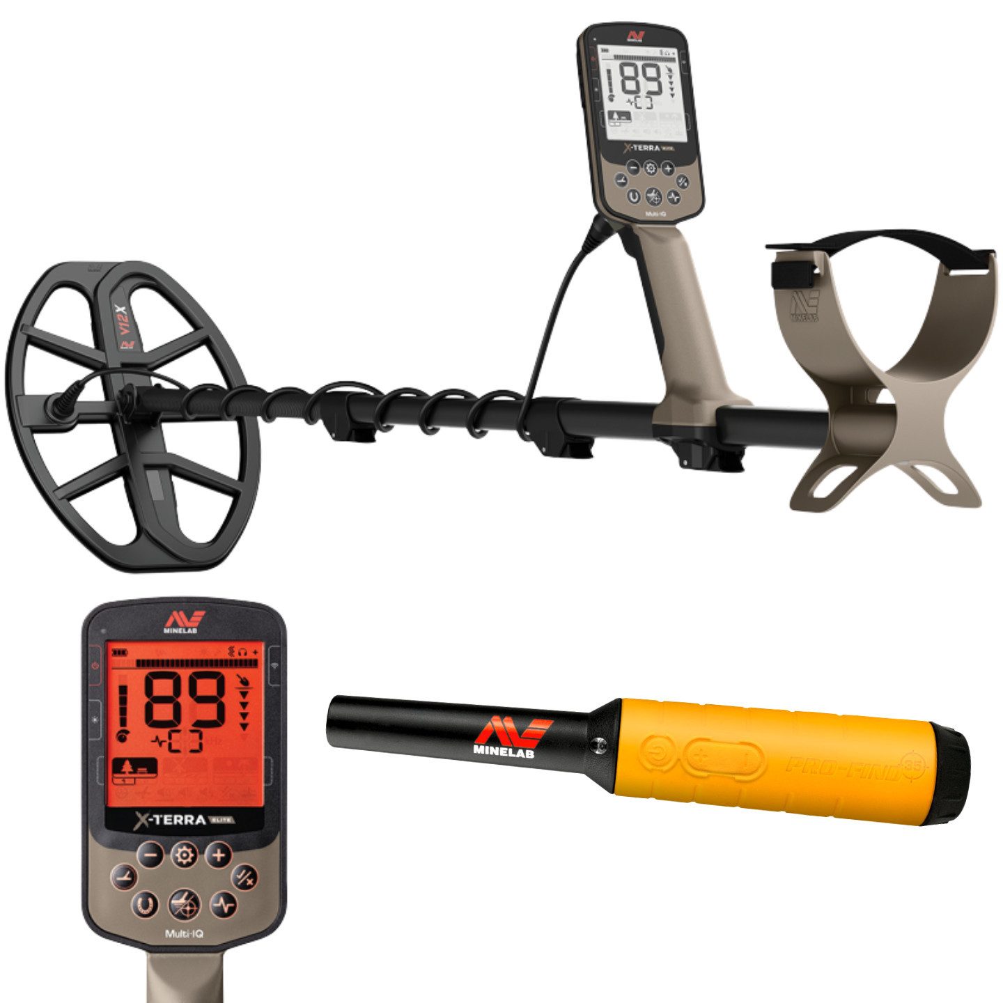 Minelab Metalldetektor X-Terra Elite + gratis Pro-Find 35 Pinpointer