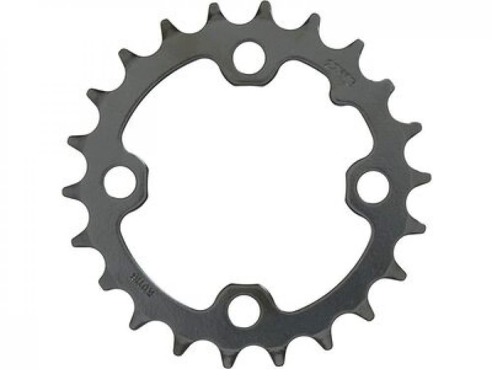 SRAM Kettenschaltung Truvativ Kettenblatt MTB;22T, LK64mm, Stahl, mattschwarz;