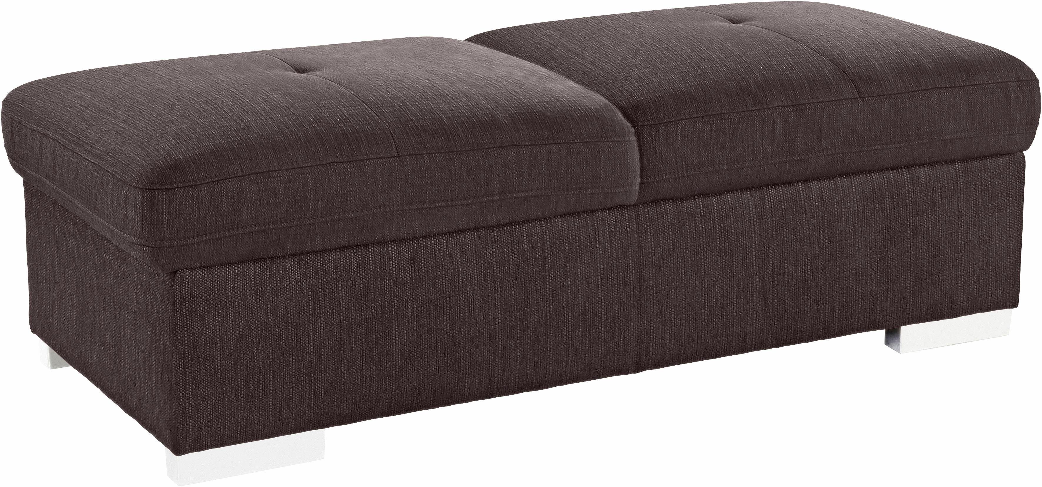 exxpo - sofa fashion Hocker Spring Bankhocker, guter Sitzkomfort und tolle Verarbeitungsdetails, aus Luxus-Microfaser +Simply Clean - für …