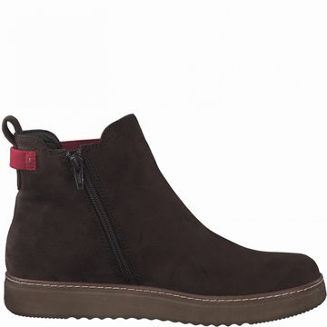 Jana Woms Slip-on MOCCA/RED Stiefel