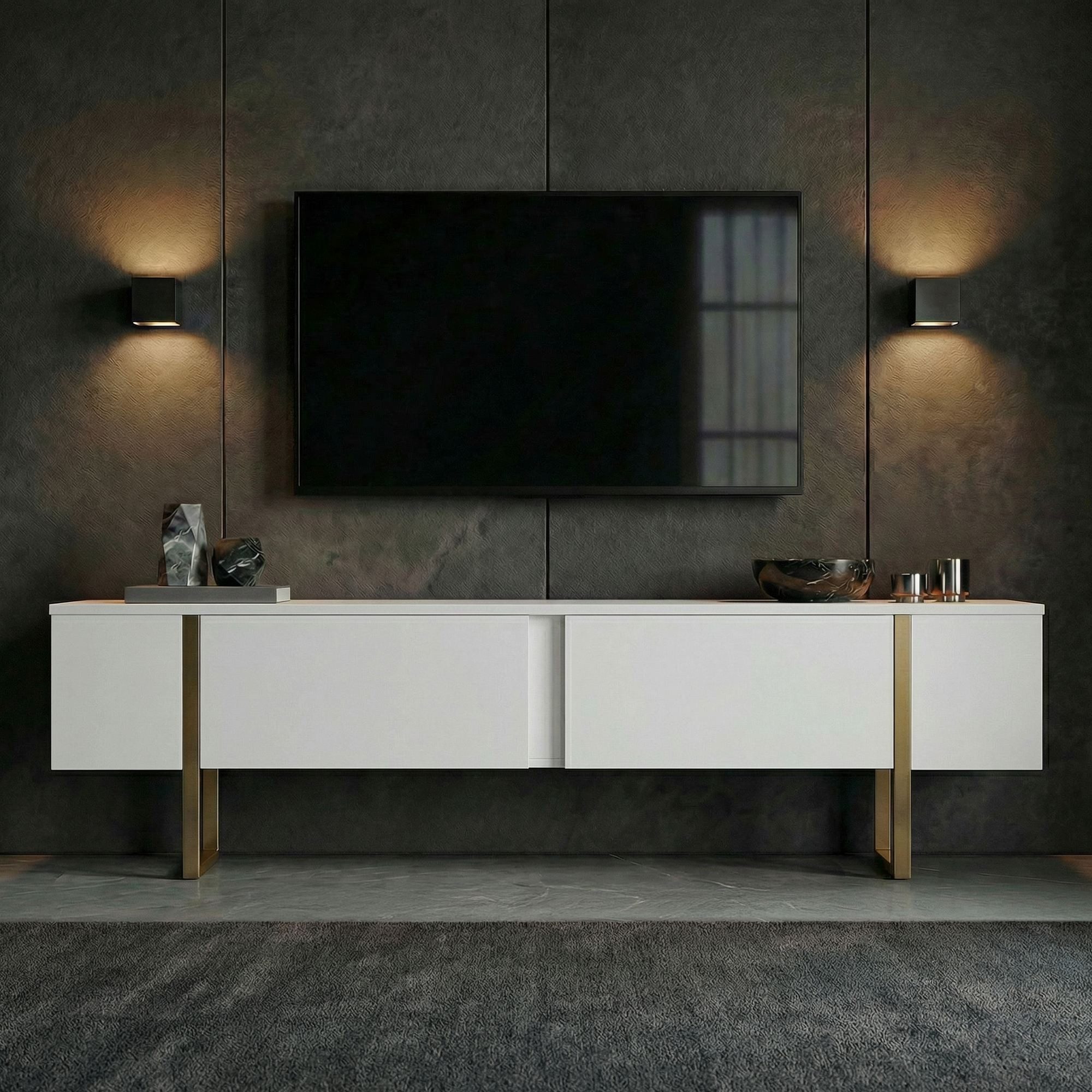 Skye Decor TV-Board Boho Design (1 St), Modernes Wohnzimmertv-Möbel, Breite : 180 cm