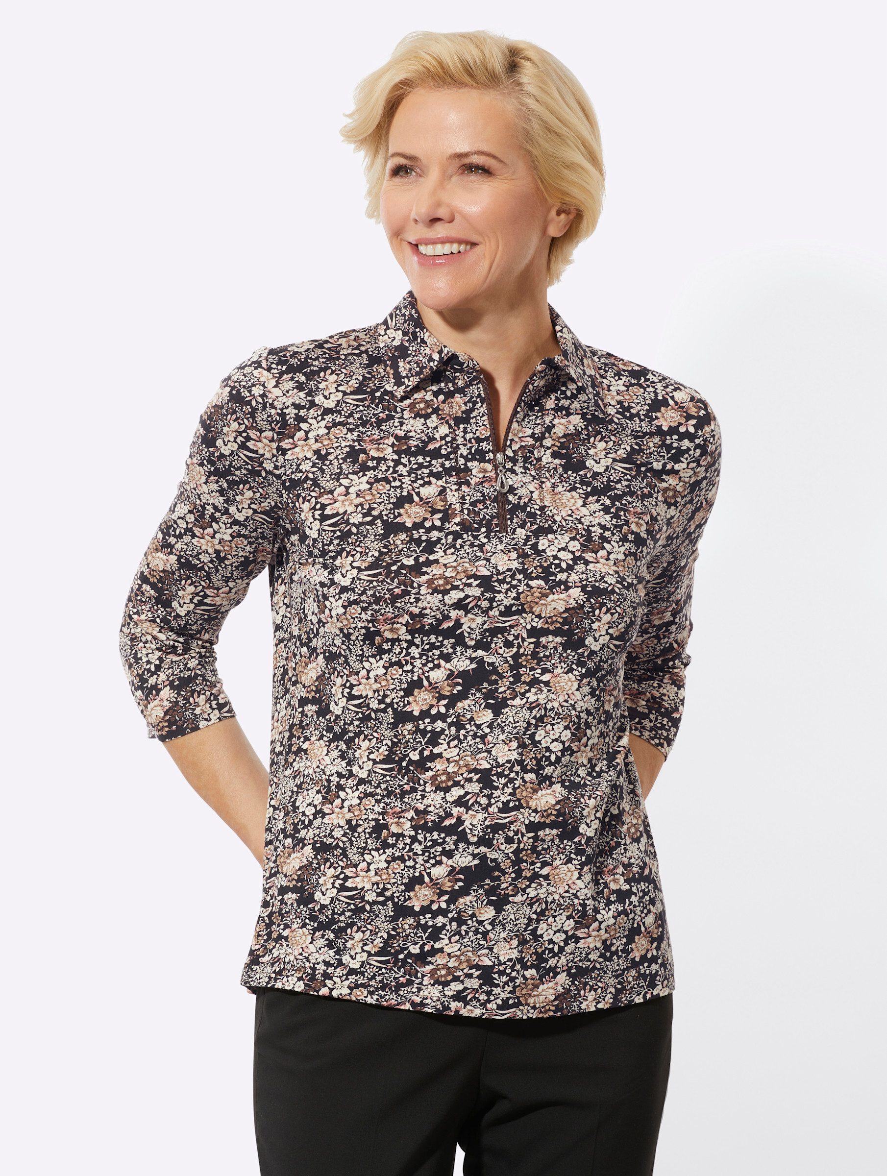 T-Shirt Poloshirt 3/4-Arm