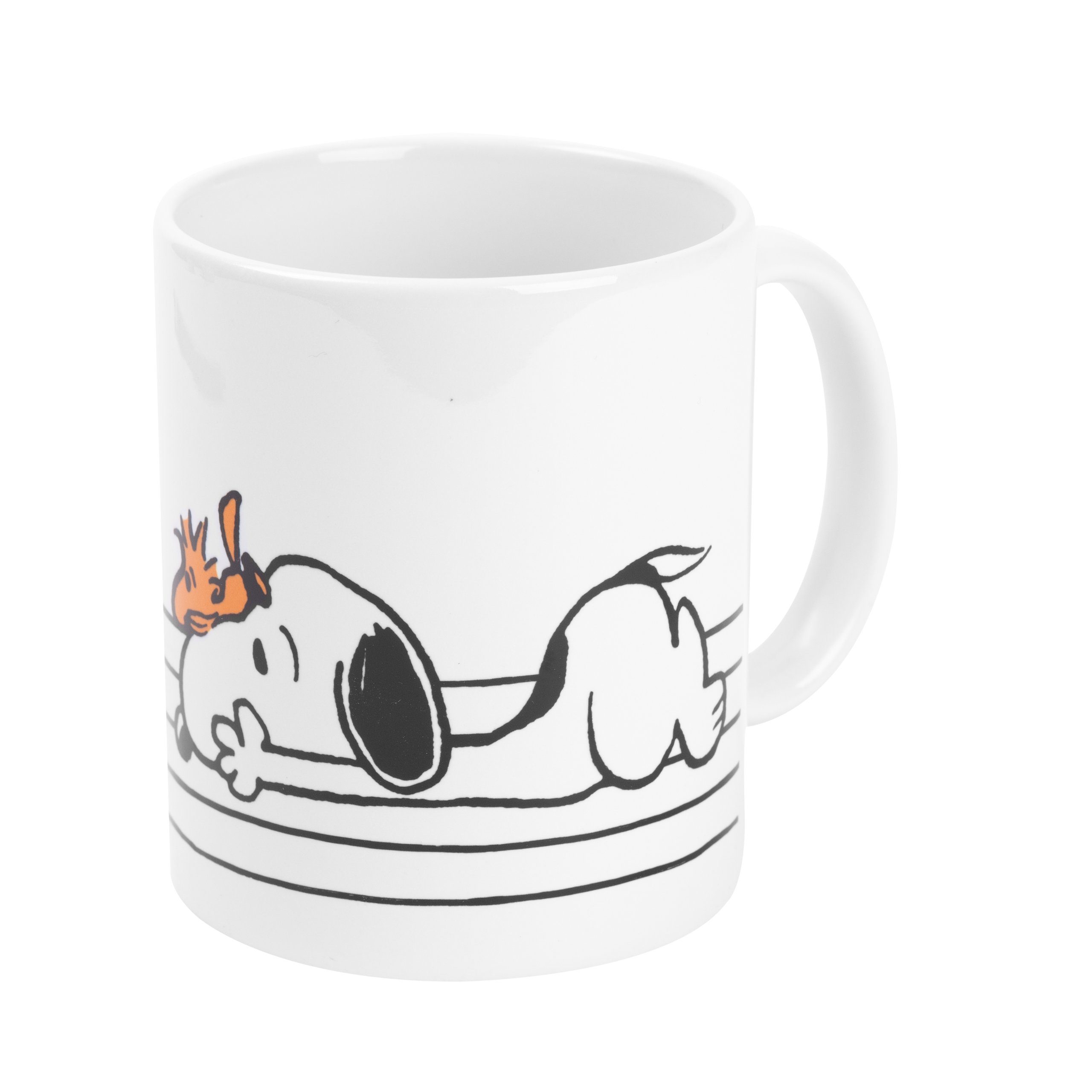 Muffel Tasse Tasse Morgen United aus Keramik 320 - Keramik Labels® Peanuts Snoopy Weiß ml, The