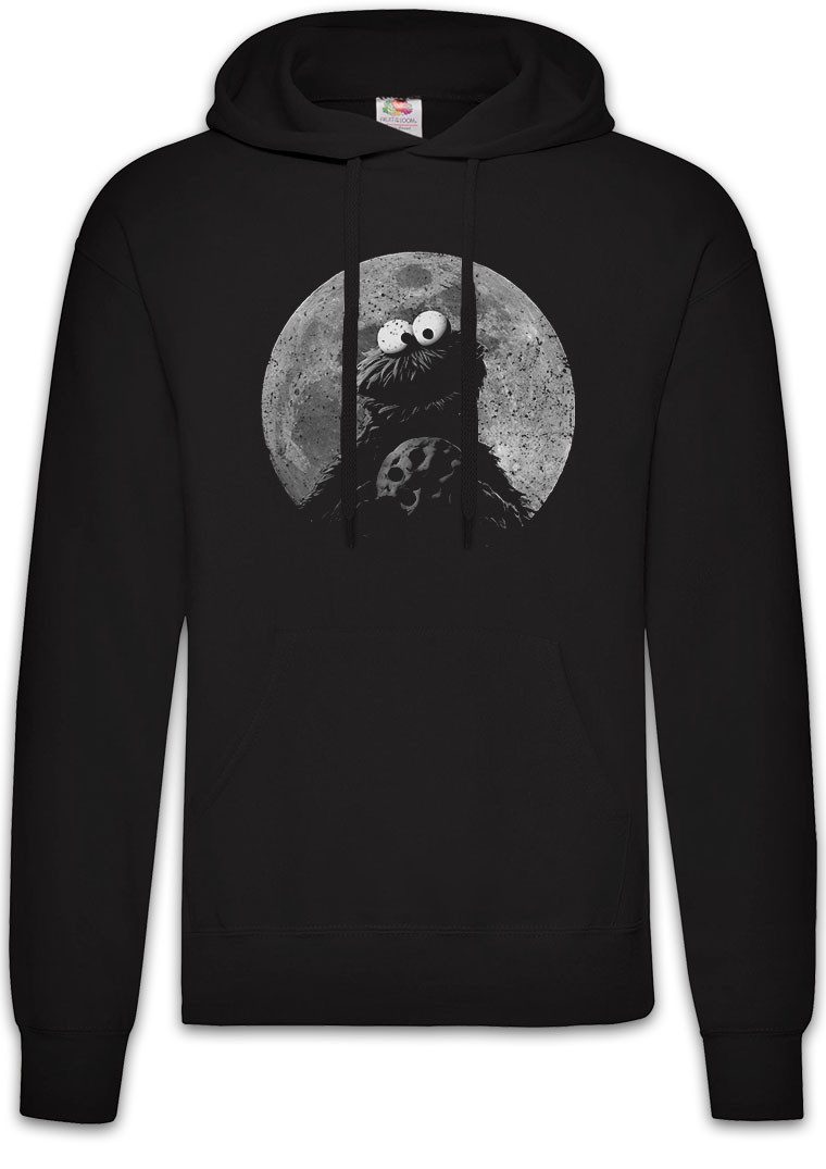 Hoodie Cookie Moon Herren Hoodie Mond Kekse Monster Krümelmonster Puppet Kult