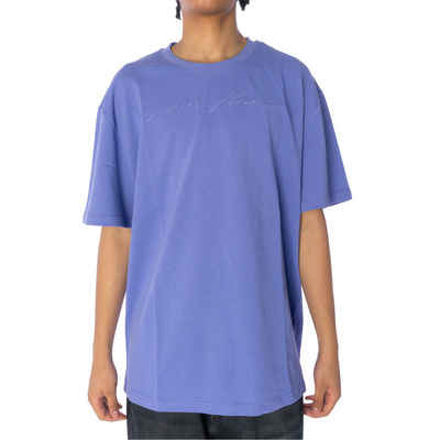 Karl Kani T-Shirt Karl Kani Autograph Heavy Jersey T-Shirt Herren Shirt lilac (1-tlg)