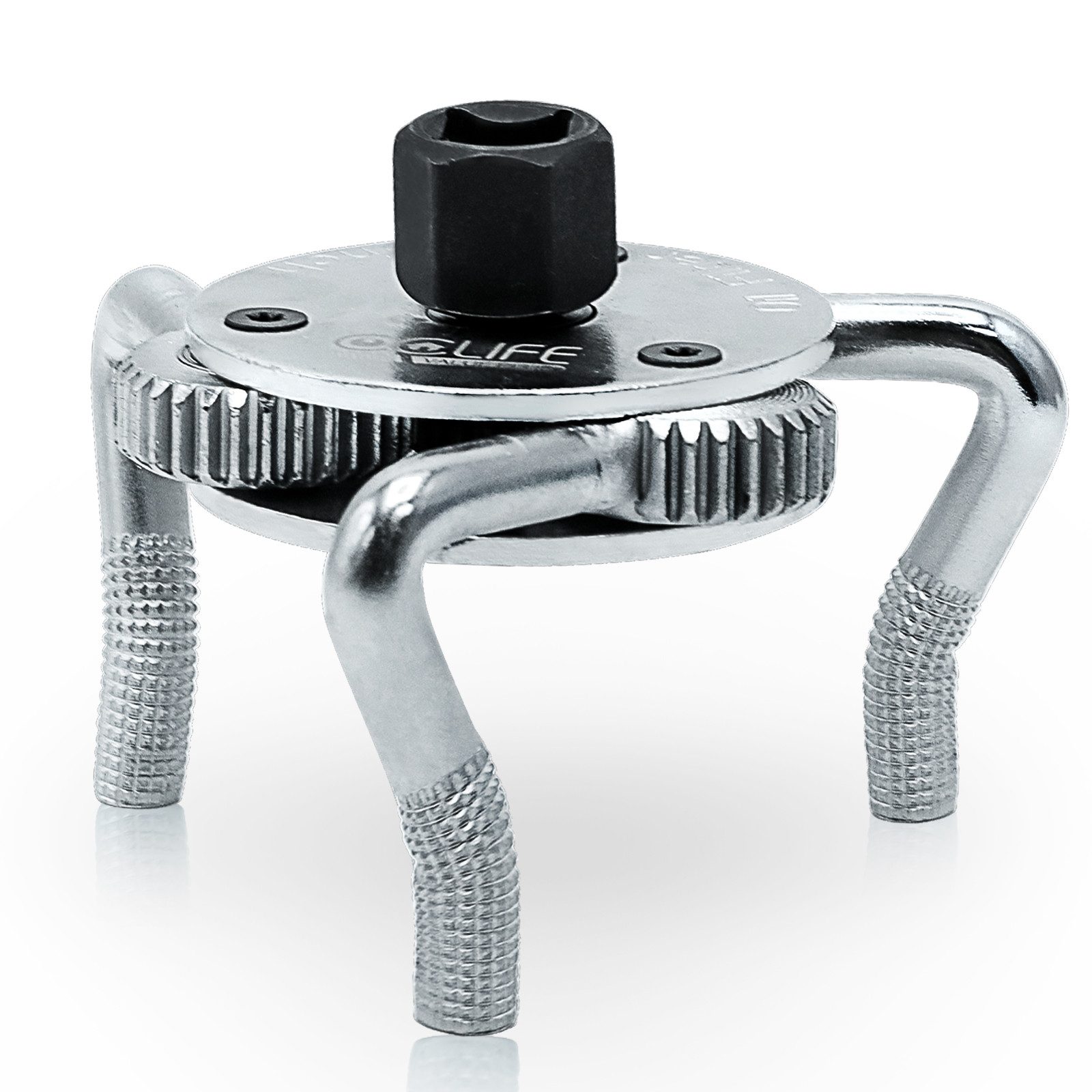 CCLIFE Montagewerkzeug Ölfilterschlüssel 3-armig Ölfilterspinne für Ölfilter Ø 69-136 mm, (1-tlg)