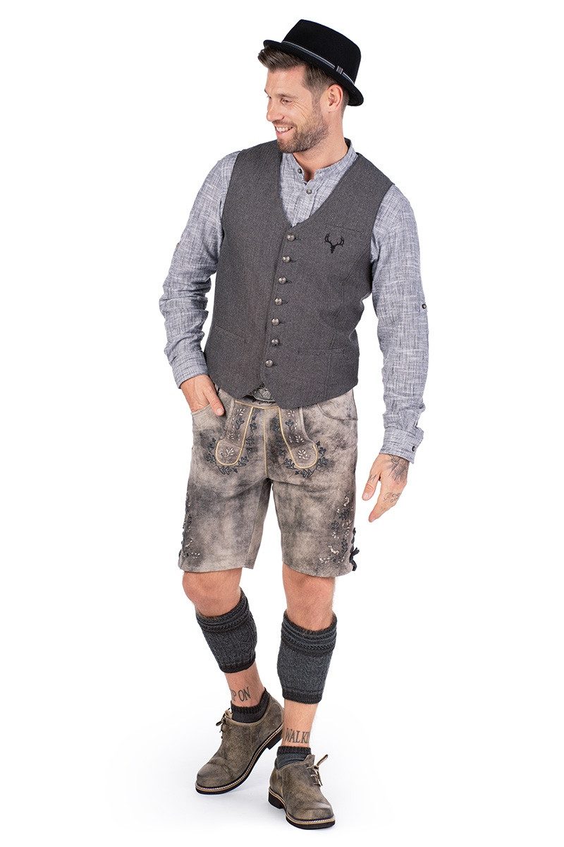 Lusana Trachtensocken Flachstrick-Loferl - L2451 - günstig online kaufen