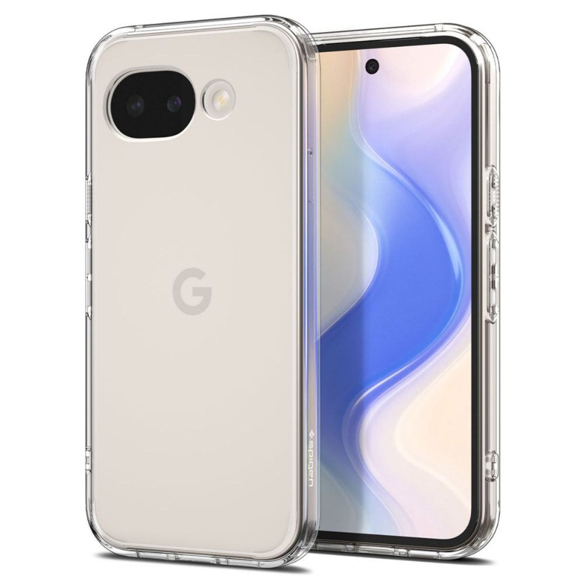 Spigen Handyhülle kristallisch Ultra Hybrid für Google Pixel 10a transparent 6,3, mit verstärkte Ecken und klare Rückseite