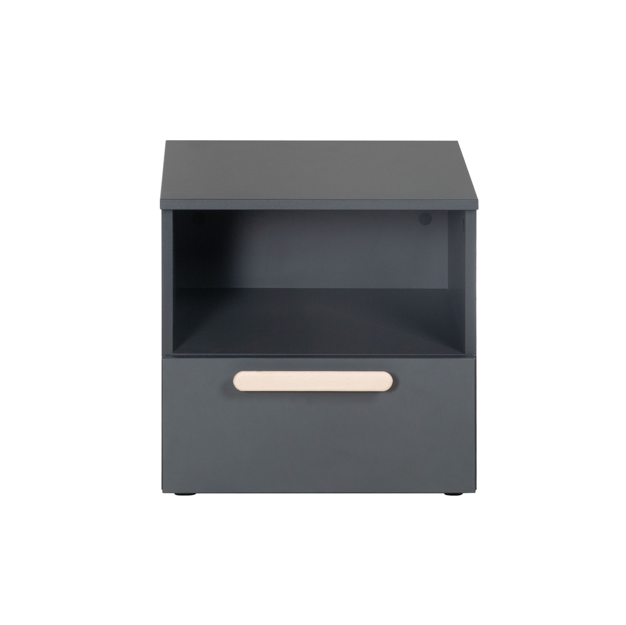 roba® Nachtkonsole Nachtkonsole roba JARA BHT 45x45x41.50 cm grau Nachttisch