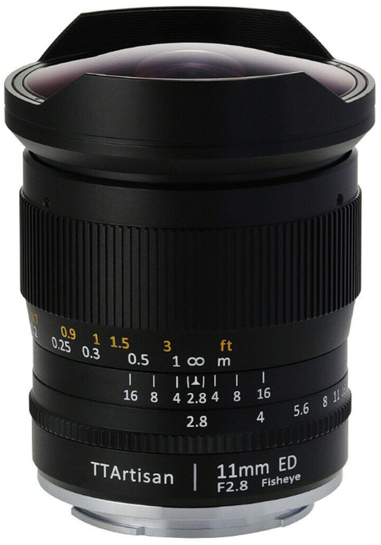 Nikon Vollformat f2,8 11mm F Objektiv TTArtisan Fisheye