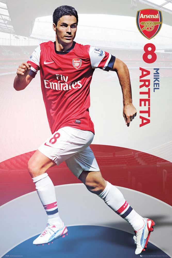 Poster Fußball - Poster - Arsenal - Arteta 12/13
