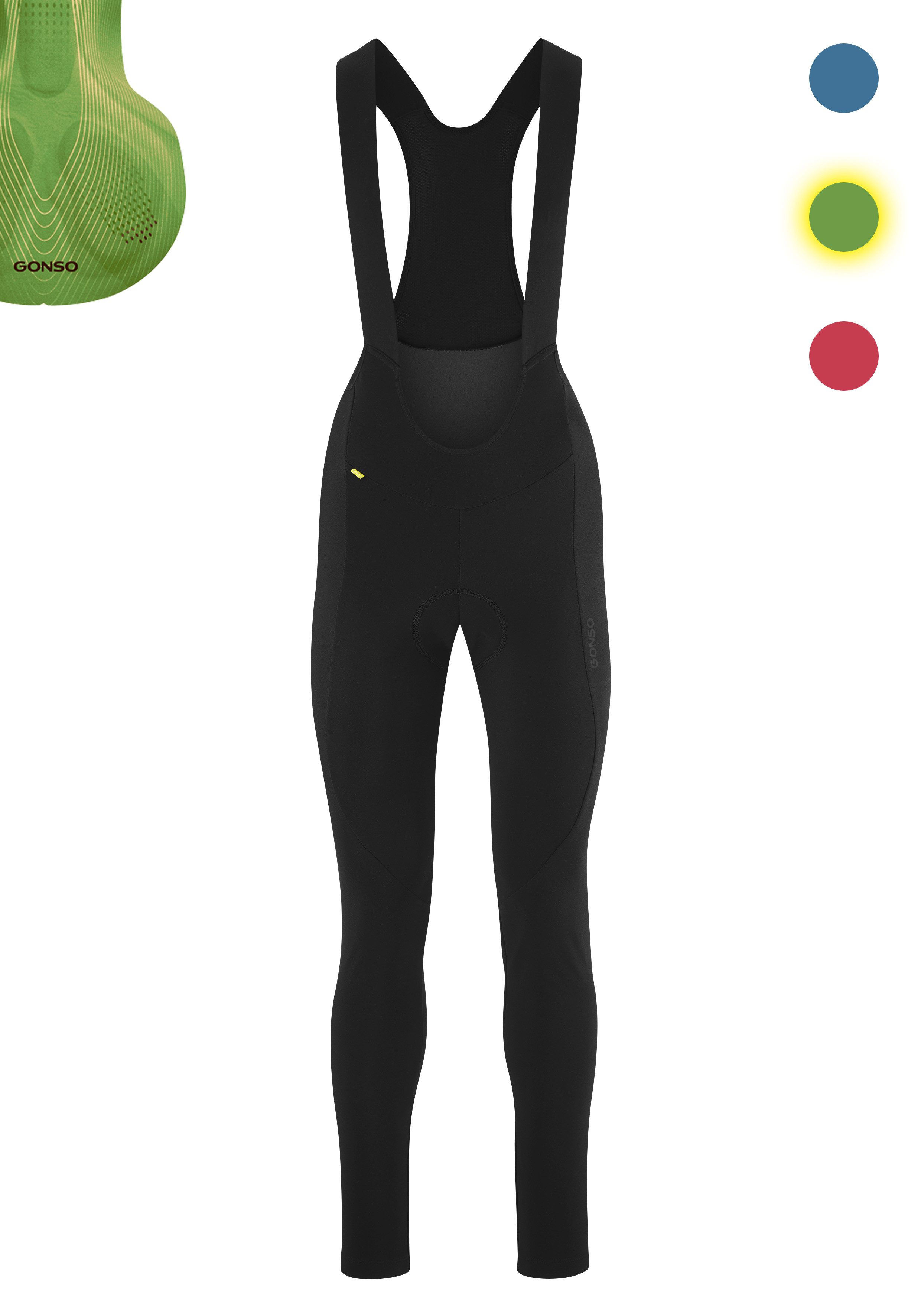 Gonso Fahrradhose SITIVO TI BIB W Damen Radhose, Radlerhose mit speziellem Sitzpolster, Tight Fit