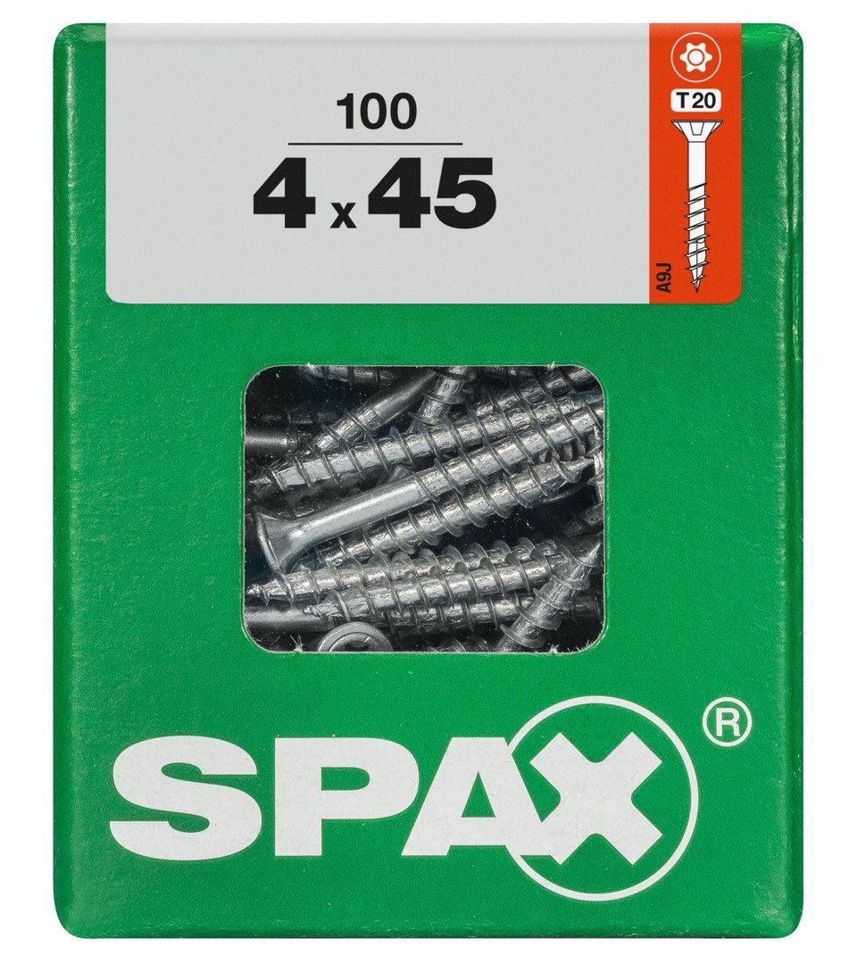 SPAX Holzbauschraube Spax Universalschrauben 4.0 x 45 mm TX 20 - 100