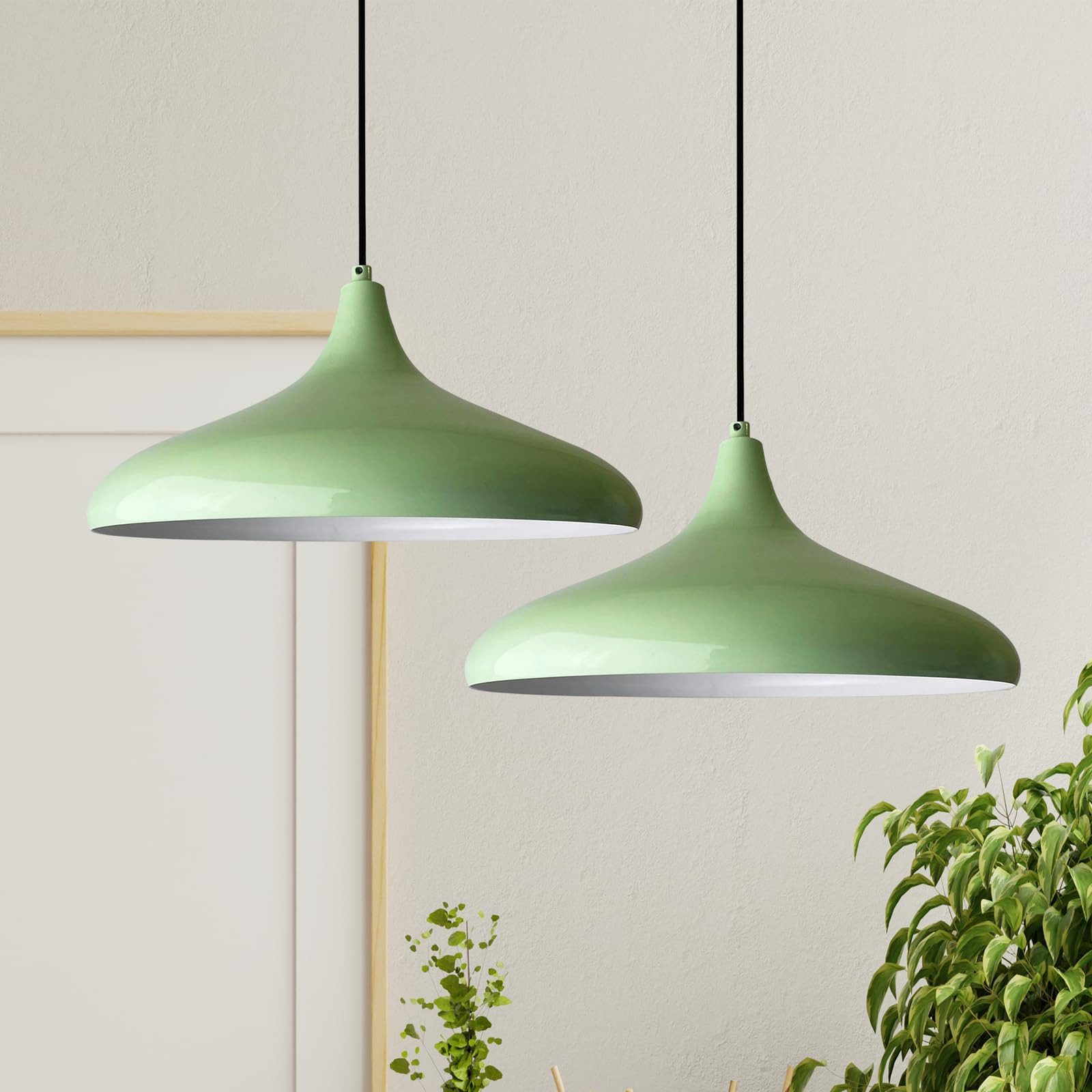 Bamyum Pendelleuchte Bamyum Pendelleuchte, Champion, 2x Metall Lampe Ø 35cm Deckenlampe, ohne Leuchtmittel