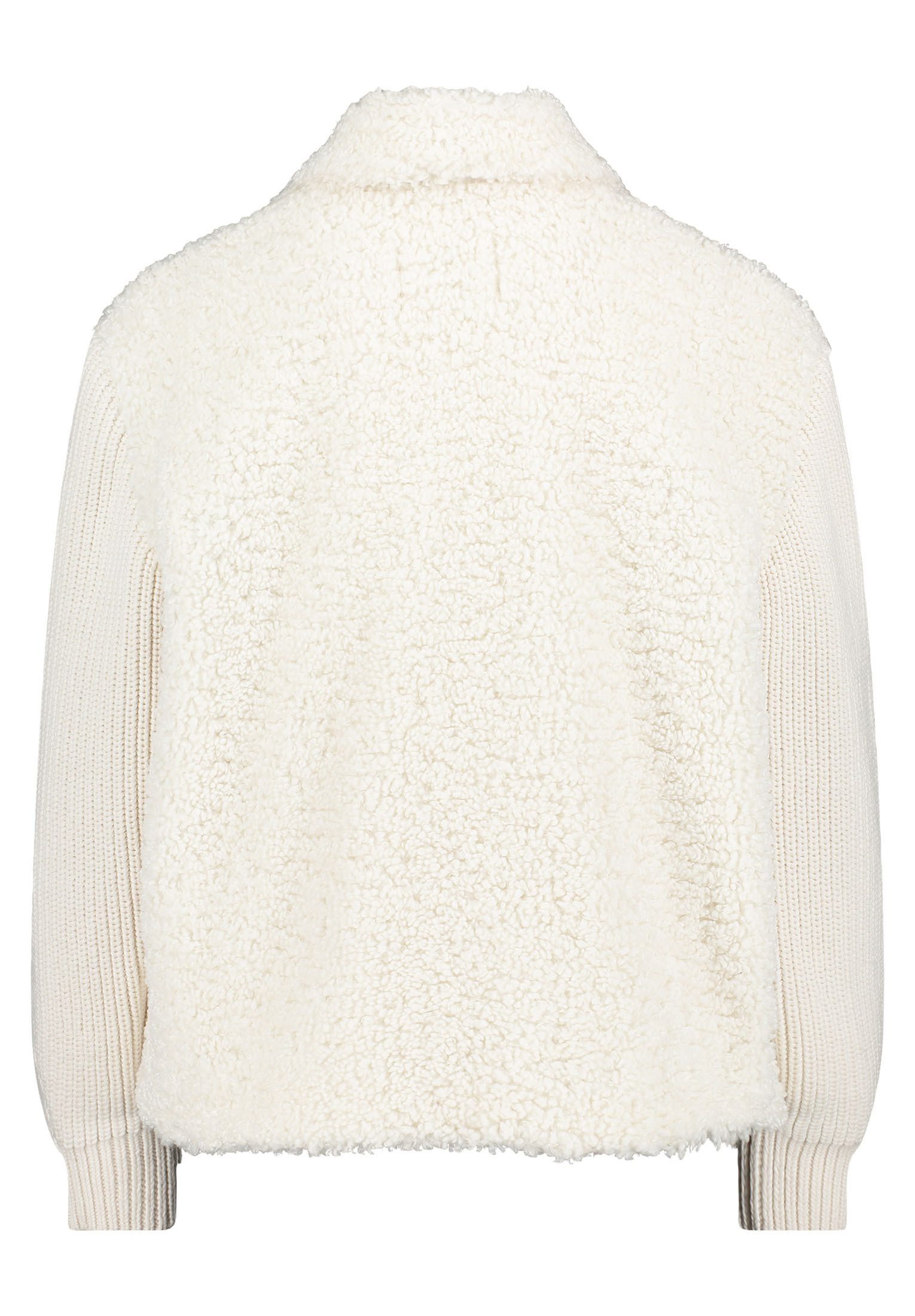 Cartoon Canvasjacke Damen mit Eingrifftaschen