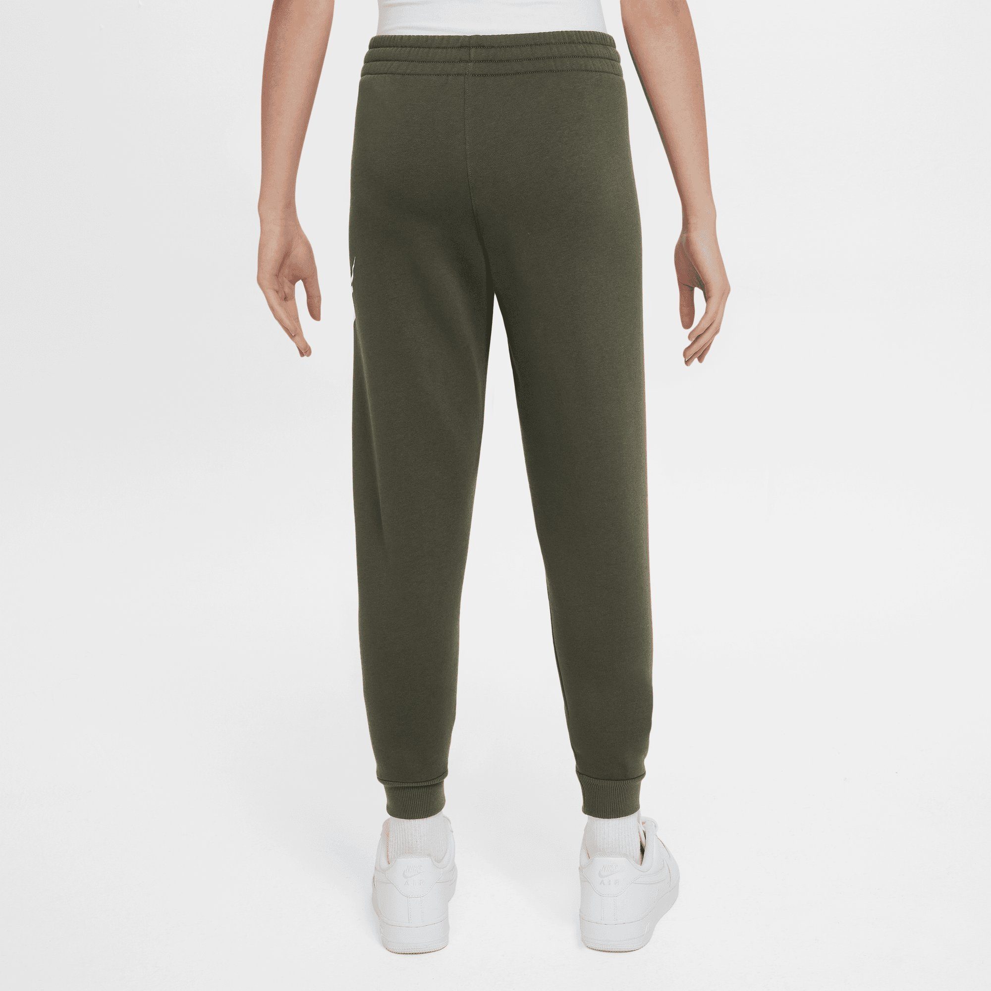 Nike Sportswear Jogginghose CLUB FLEECE CARGO PANTS BIG JOGGER KHAKI/WHITE KIDS'