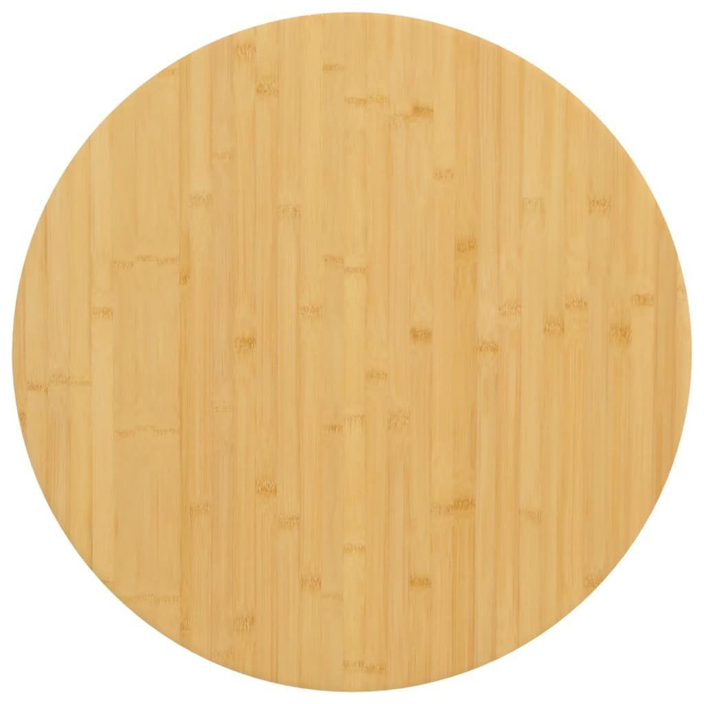 Ø90x4 cm Bambus St) Tischplatte furnicato (1