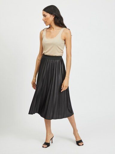 Vila Plisseerock VINITBAN SKIRT - NOOS Materialmix
