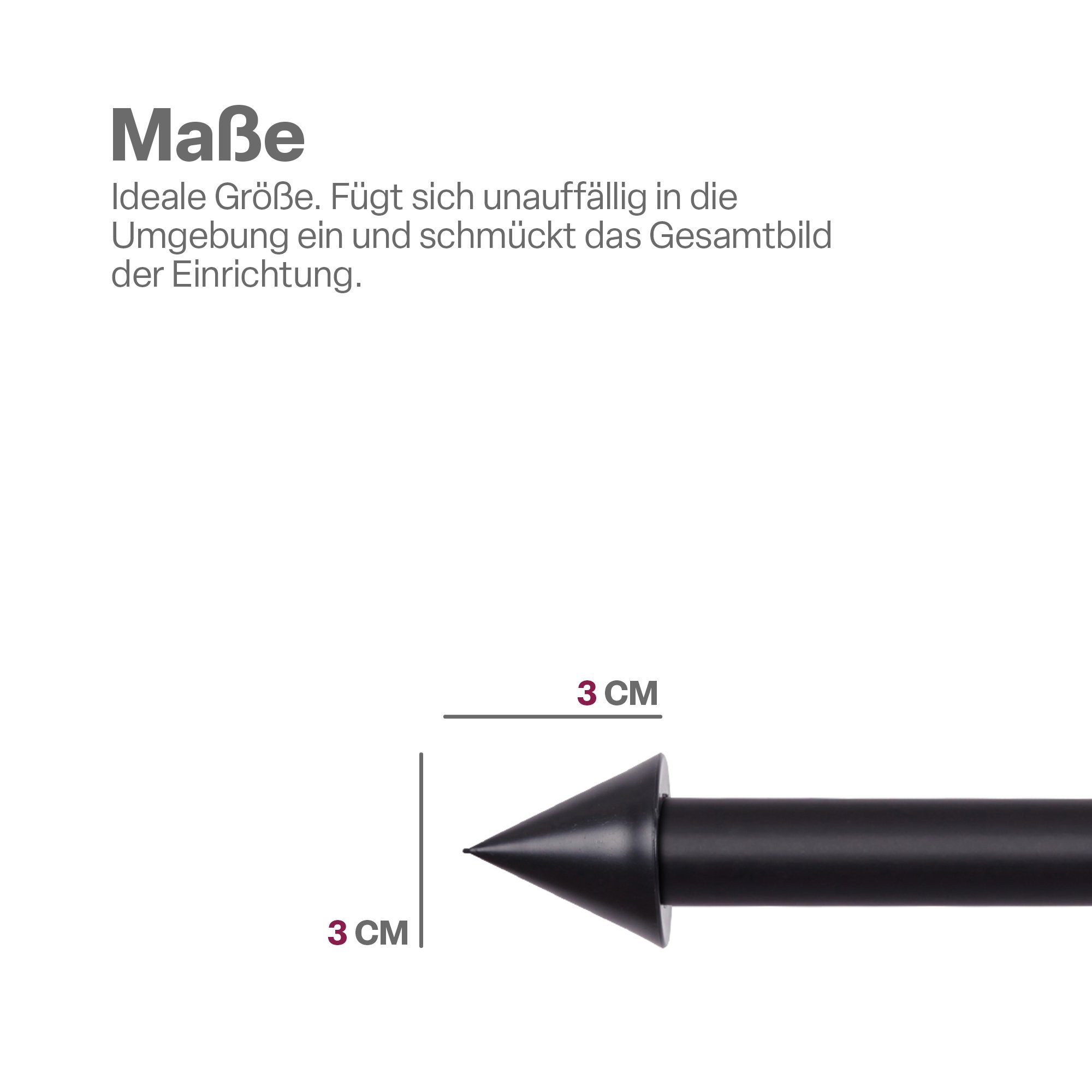 Bestlivings Gardinenstangen-Endstück 11975 - Endkappe für günstig online kaufen