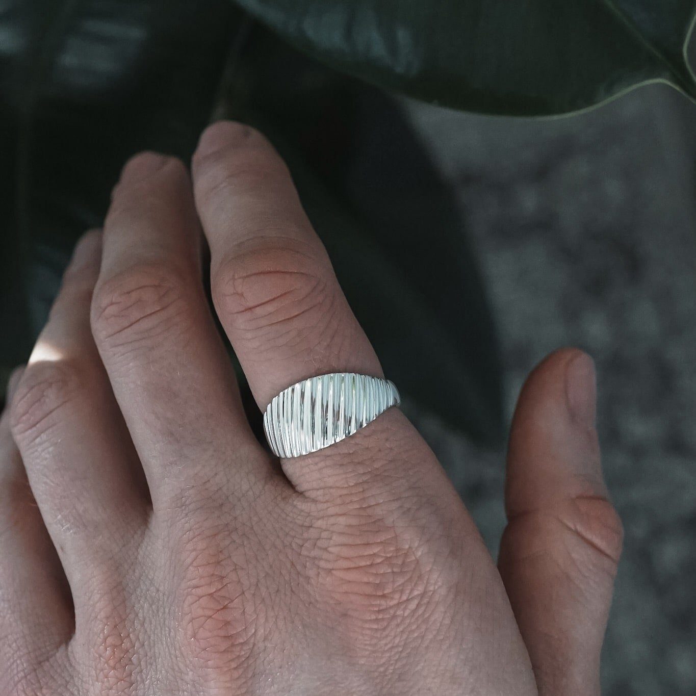Sprezzi Fashion Siegelring Herren Silber aus 925 Sterling Silber Siegelring Ring Fingerring
