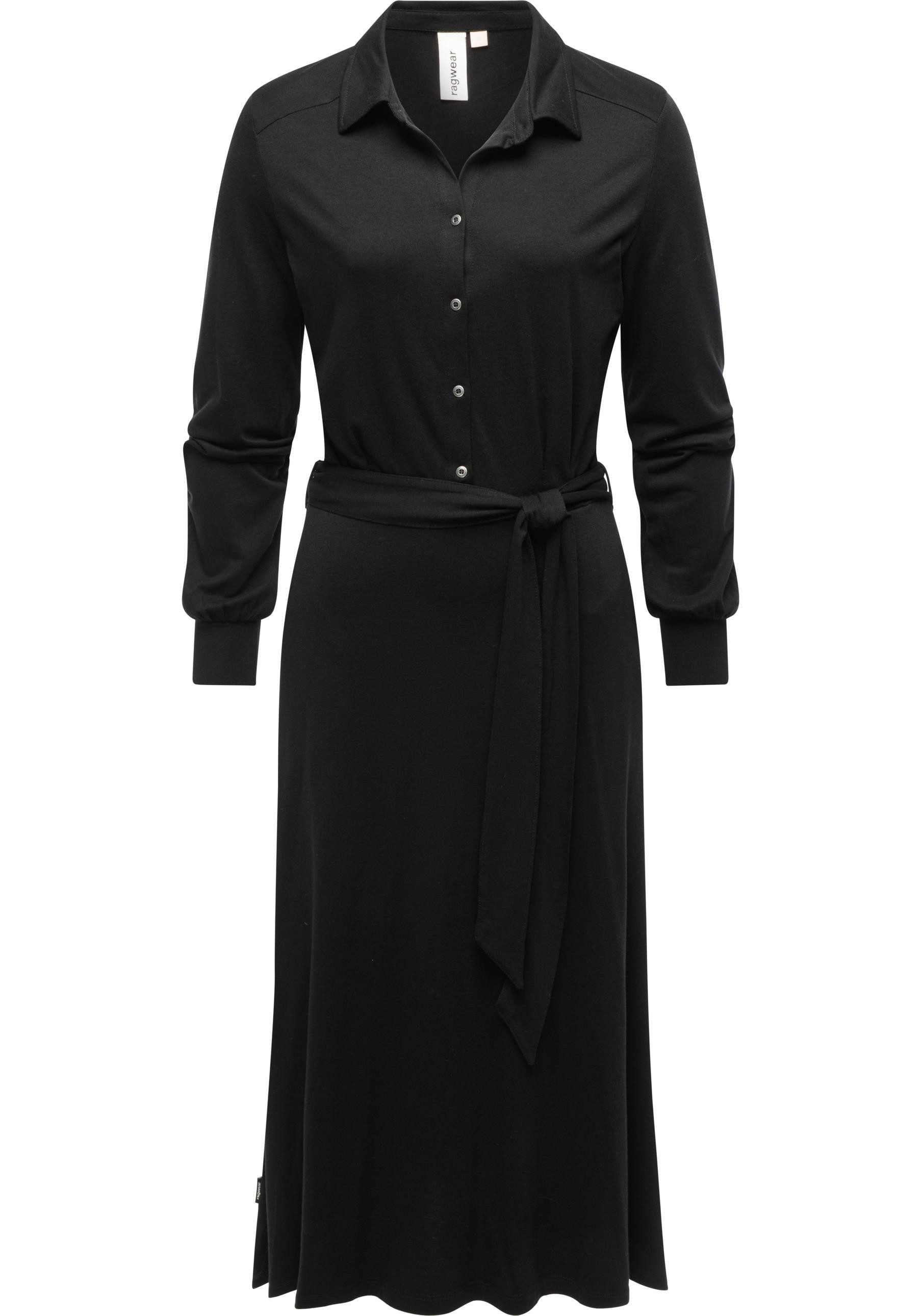 Ragwear Blusenkleid Plantee Modisches Damenkleid mit Taillengürtel günstig online kaufen