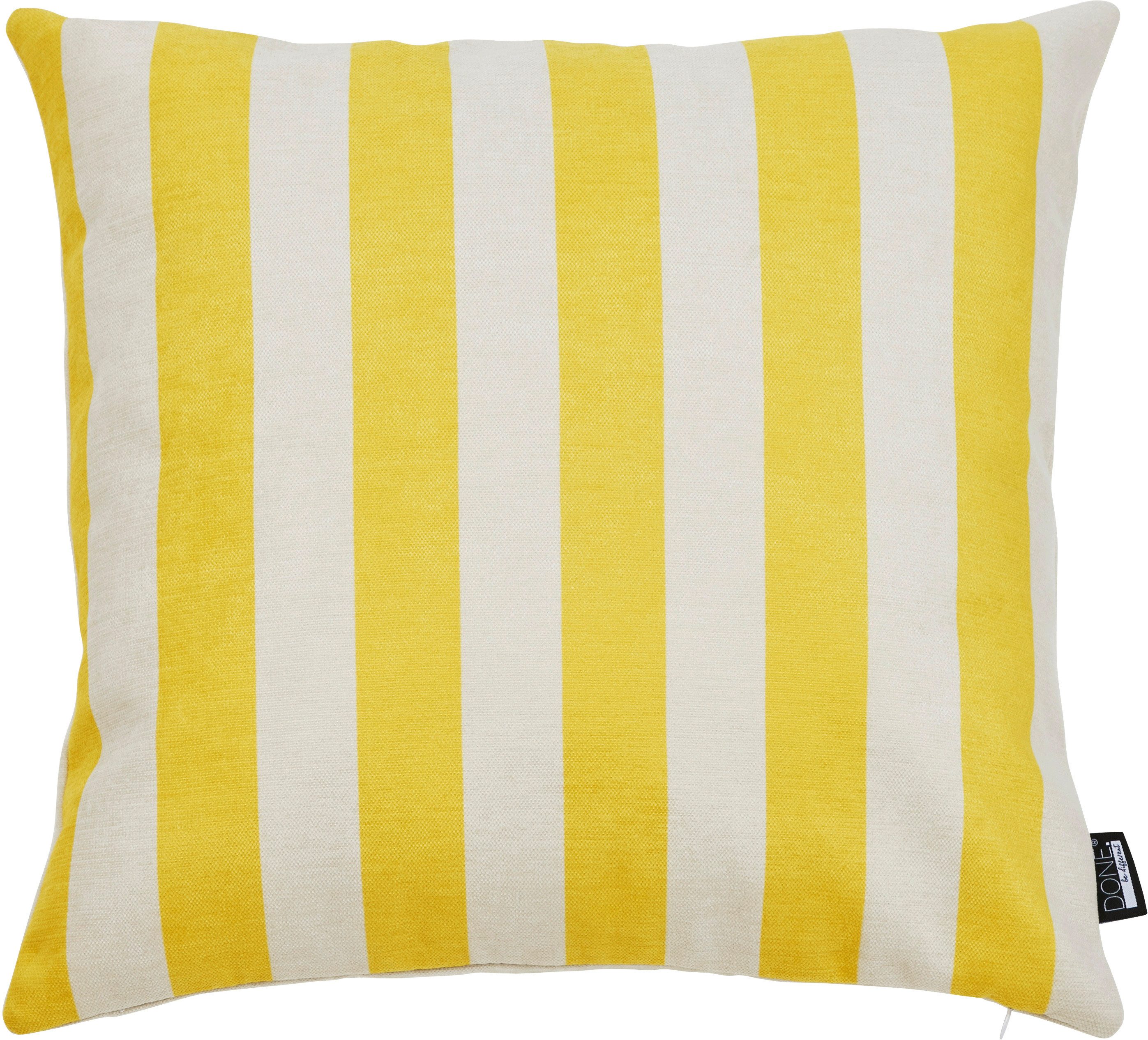 done.® Dekokissen STRIPES, Extra weiche Haptik