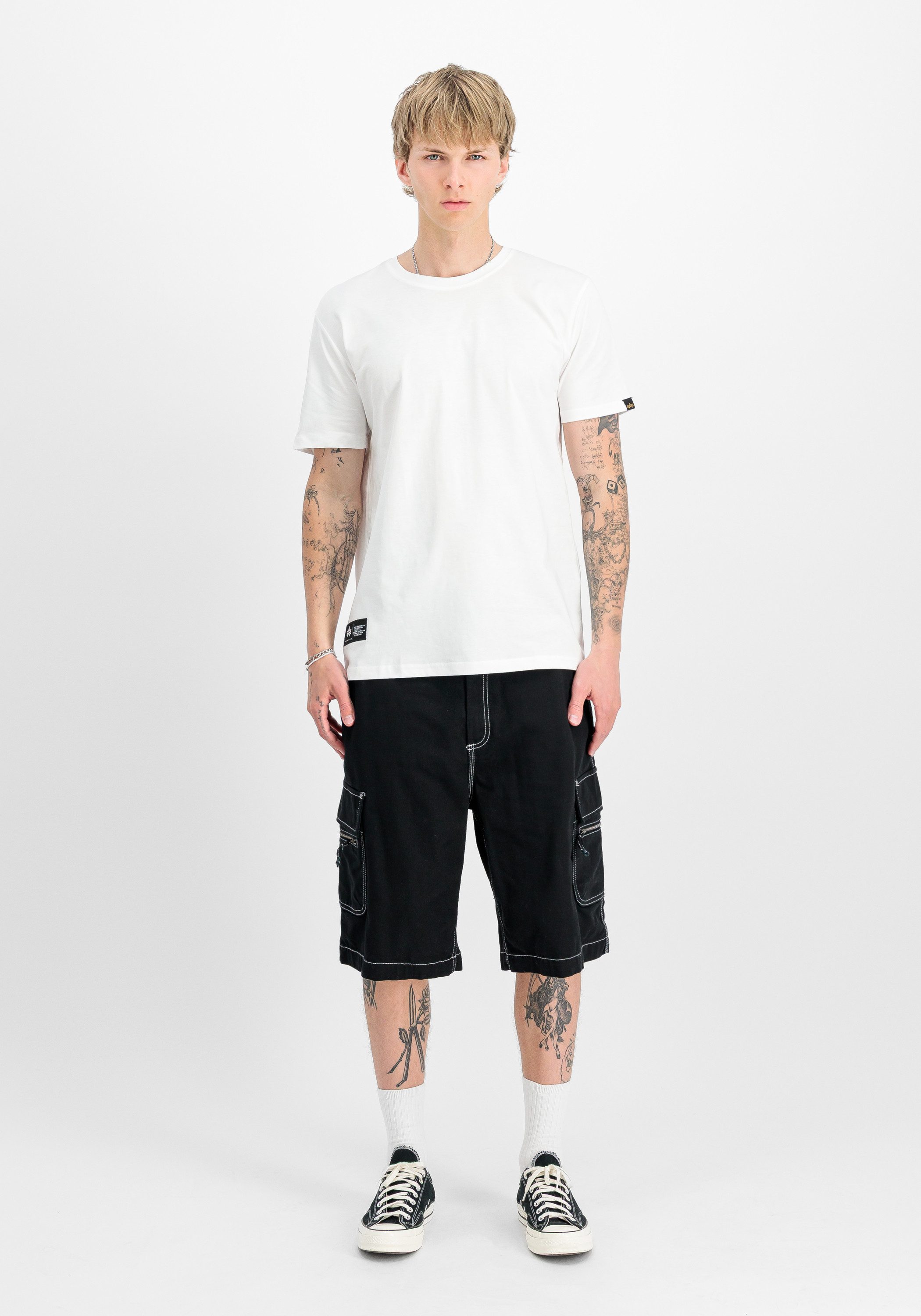 Alpha Industries T-Shirt Label Backprint T-Shirt – Bild 3 von 5