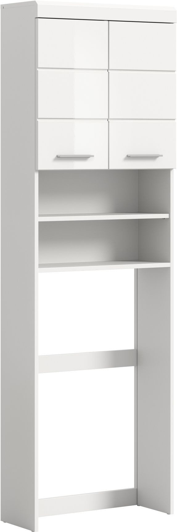 xonox.home Waschmaschinenumbauschrank weiß hochglanz tiefzieh B/H/T: günstig online kaufen