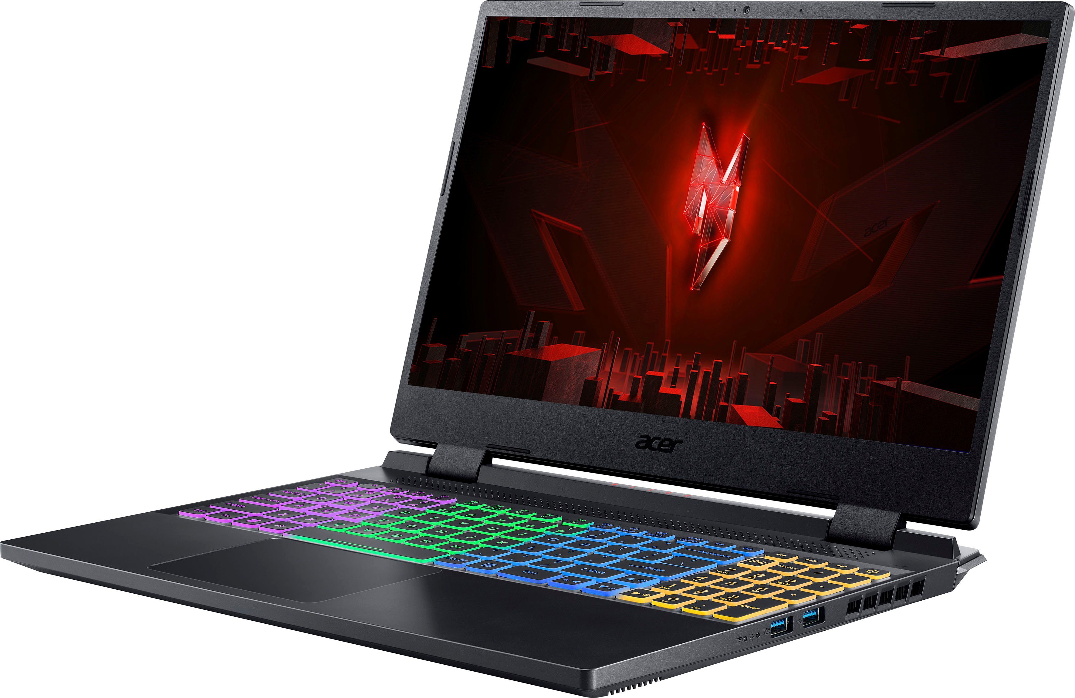 AN515-58-79LV 4) 4050, cm/15,6 GeForce (39,62 512 Nitro RTX Core i7 5 Zoll, Acer 12700H, GB Thunderbolt™ SSD, Gaming-Notebook Intel