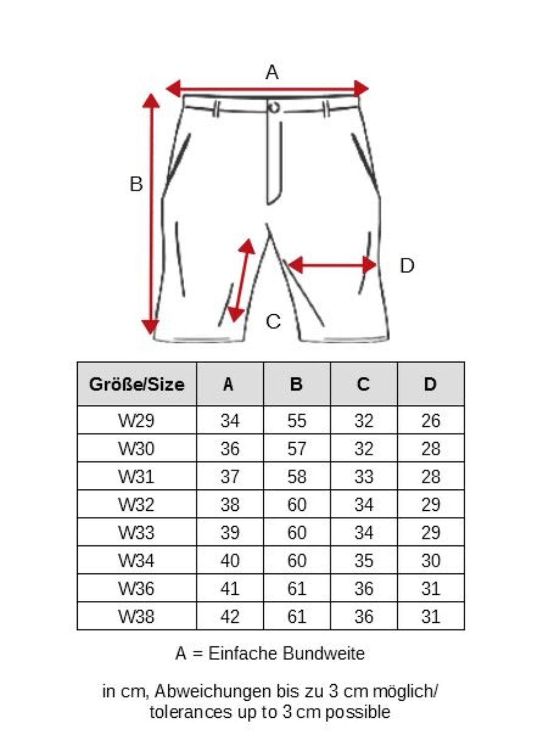 WANGUE Kurze Shorts Cargo Hose Jeansshorts in Bermuda 3238 Jeans Sommer (1-tlg) Blau-2