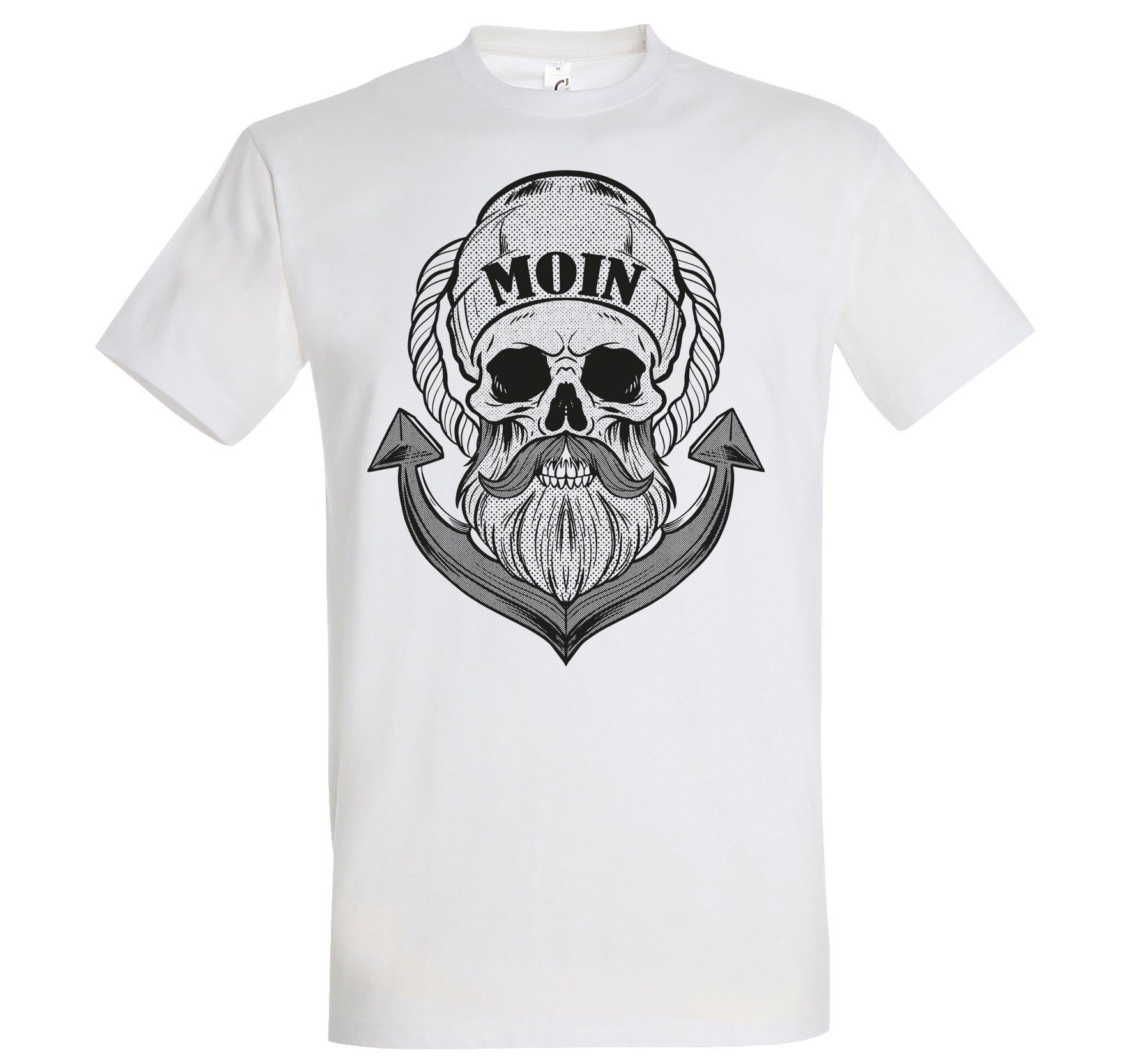 T-Shirt MOIN Skull Anker Herren T-Shirt
