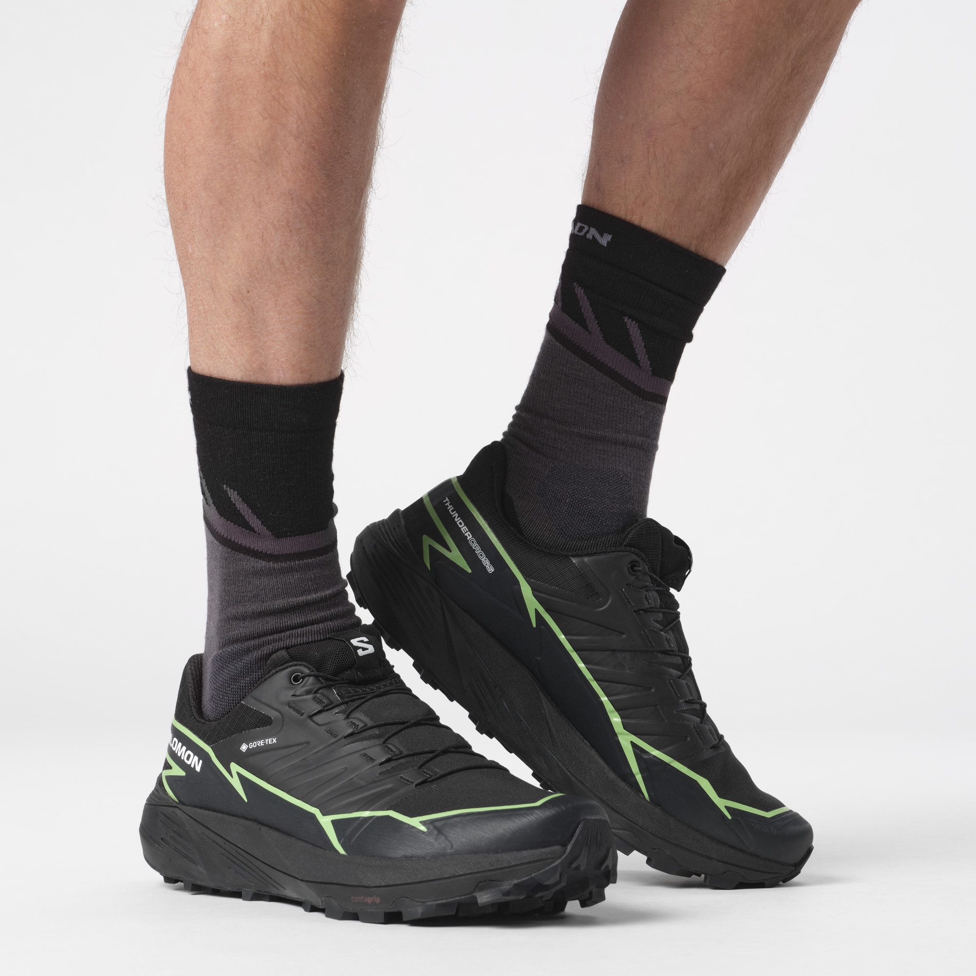 Salomon Sportsocken SPEEDCROSS CREW für sportive Aktivitäten, sportlicher L günstig online kaufen