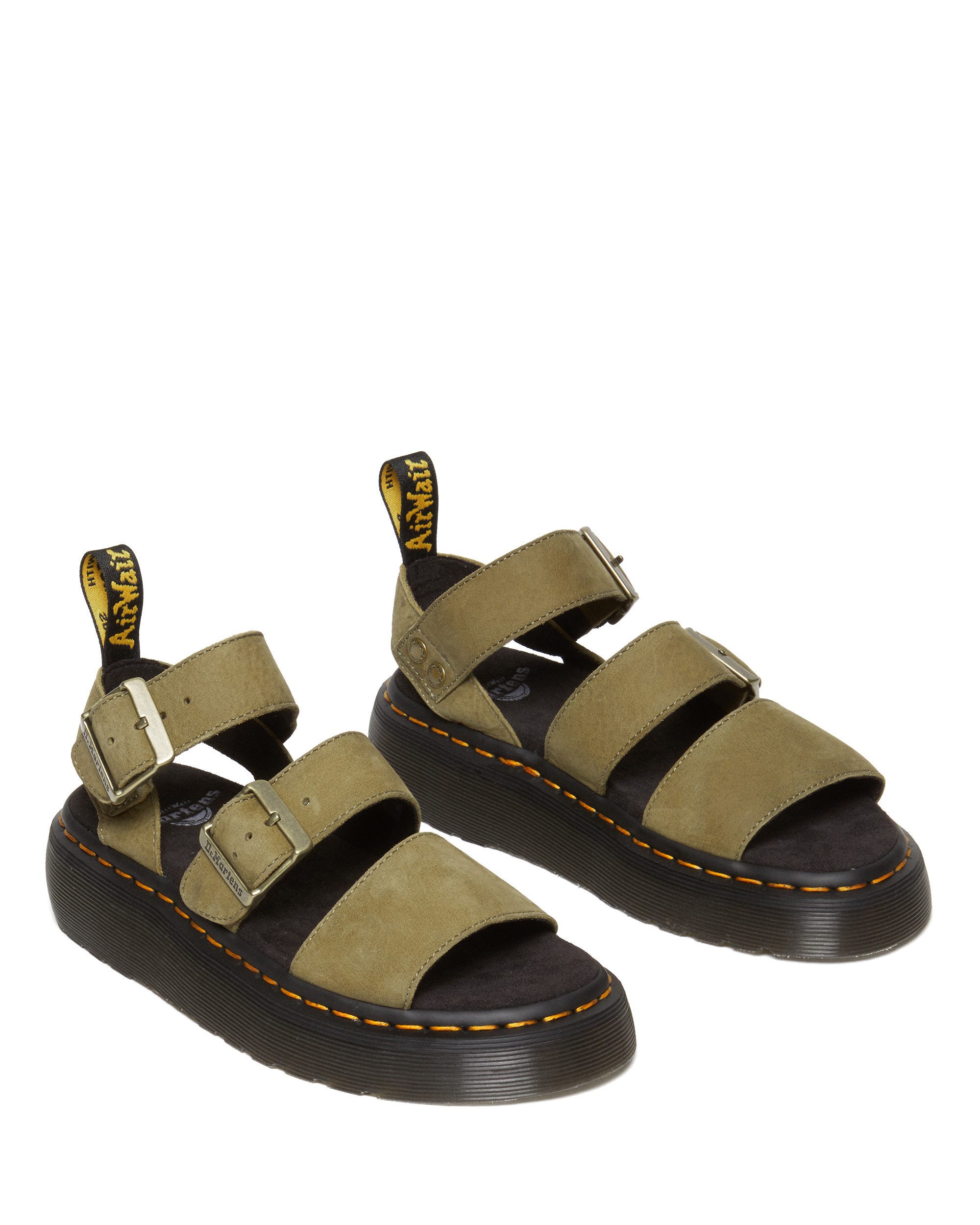 DR. MARTENS GRYPHON Quad tumbled nubuck 2 Strap Sandale Sandale