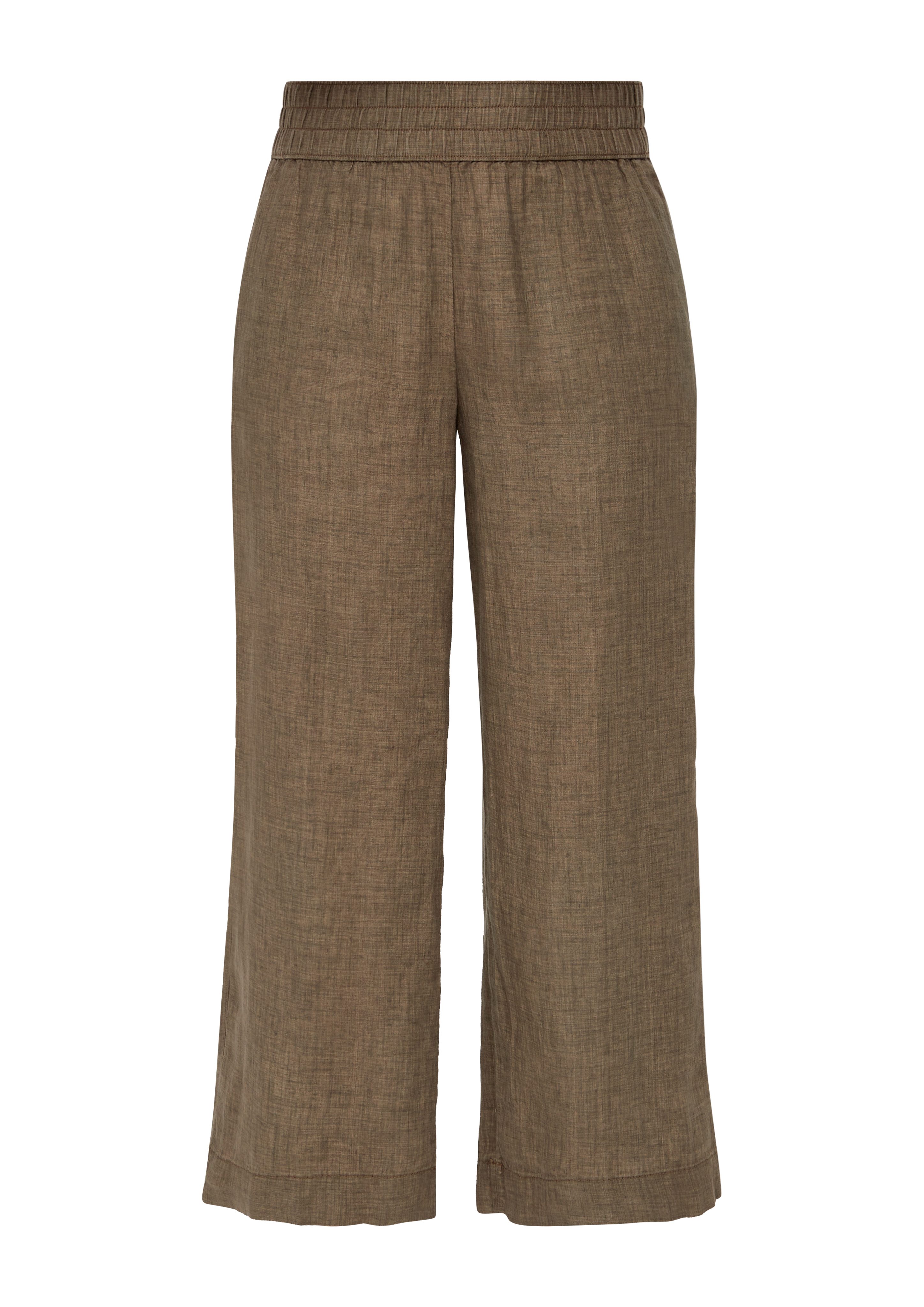 Hose s.Oliver Allover-Print salbeigrün mit 3/4-Hose Relaxed: