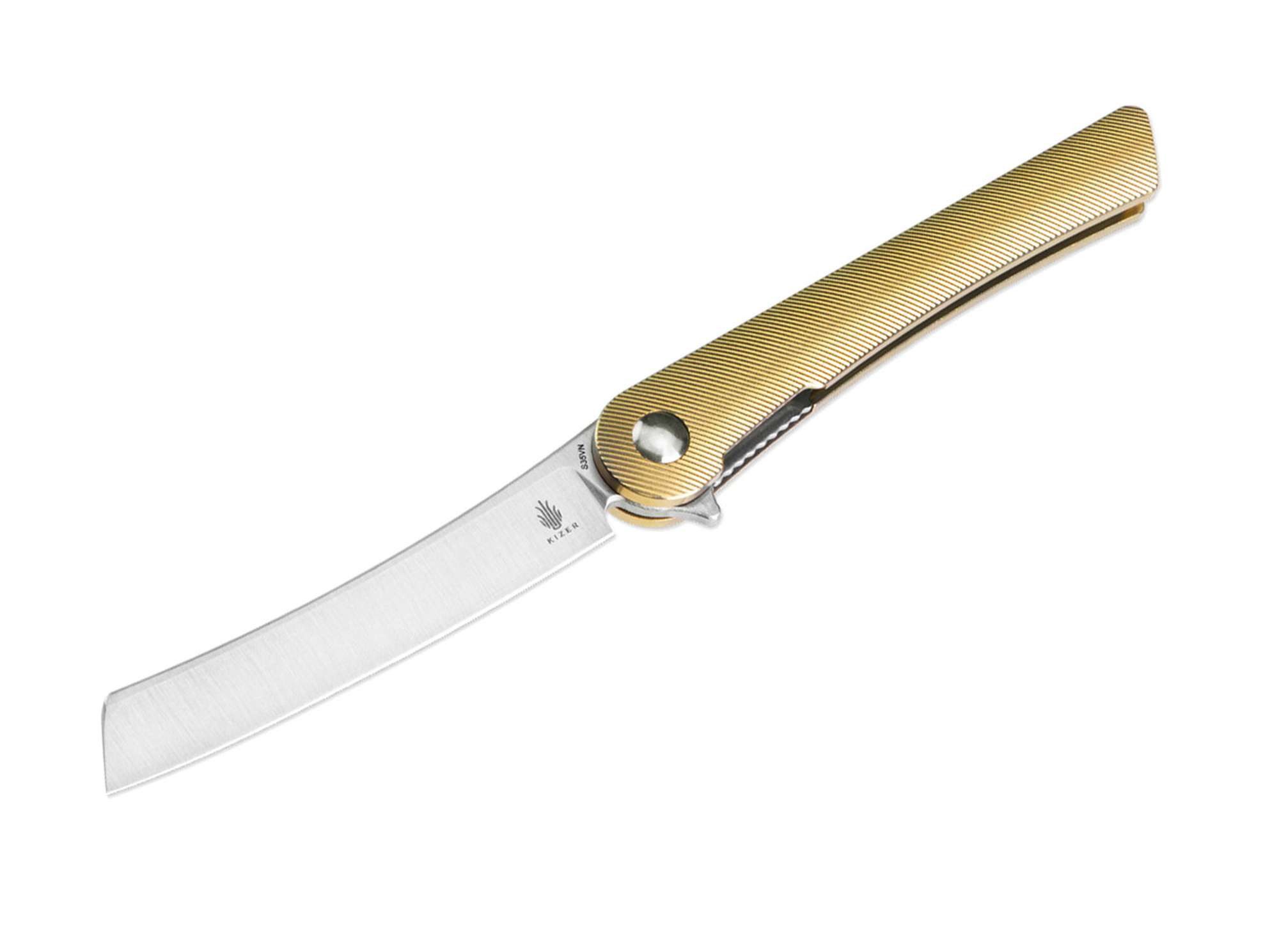 Kizer Taschenmesser Taschenmesser Mercury Titanium Gold