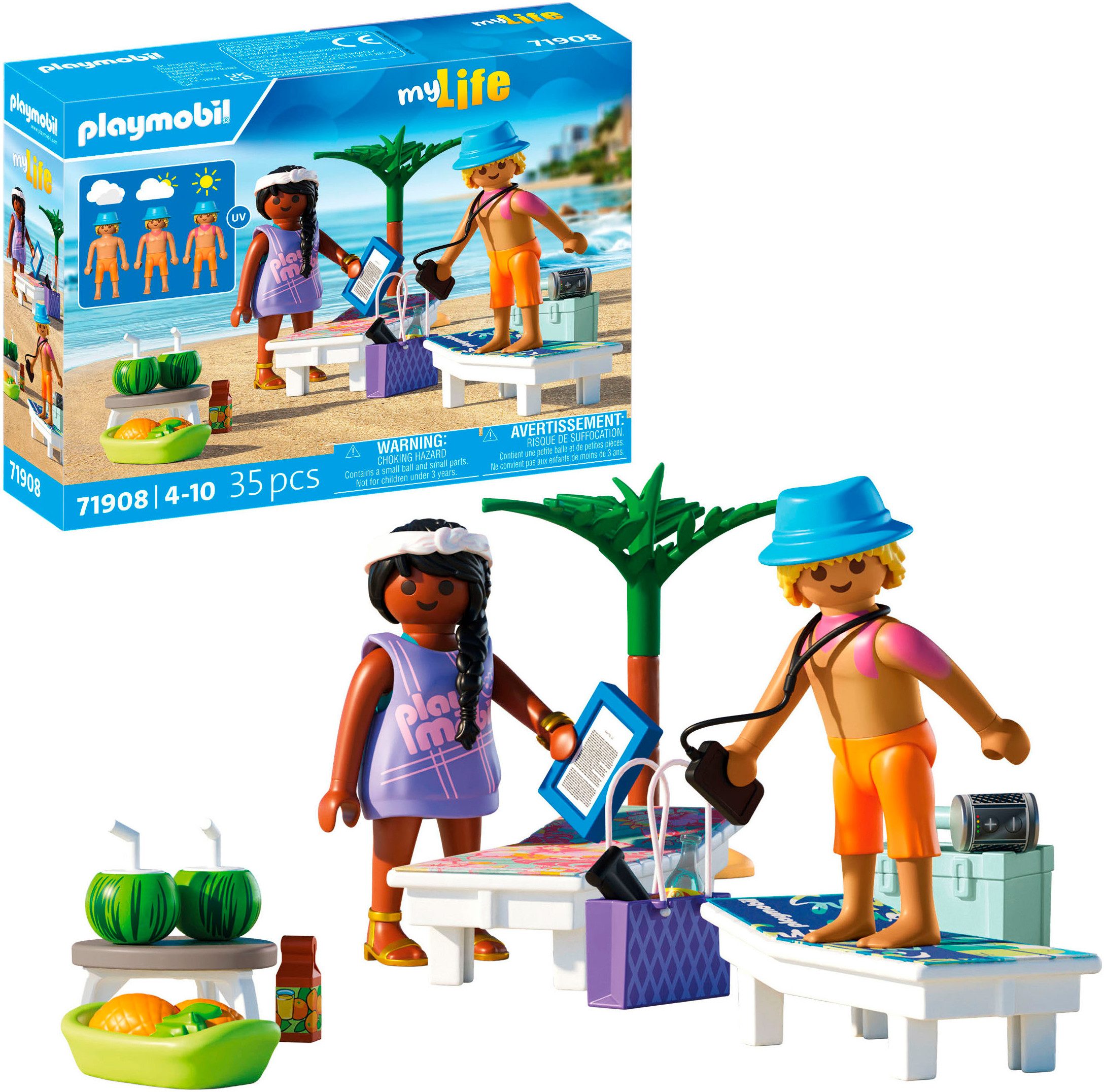 Playmobil® Pärchenausflug an den Strand (71908), My Life Konstruktions-Spie günstig online kaufen