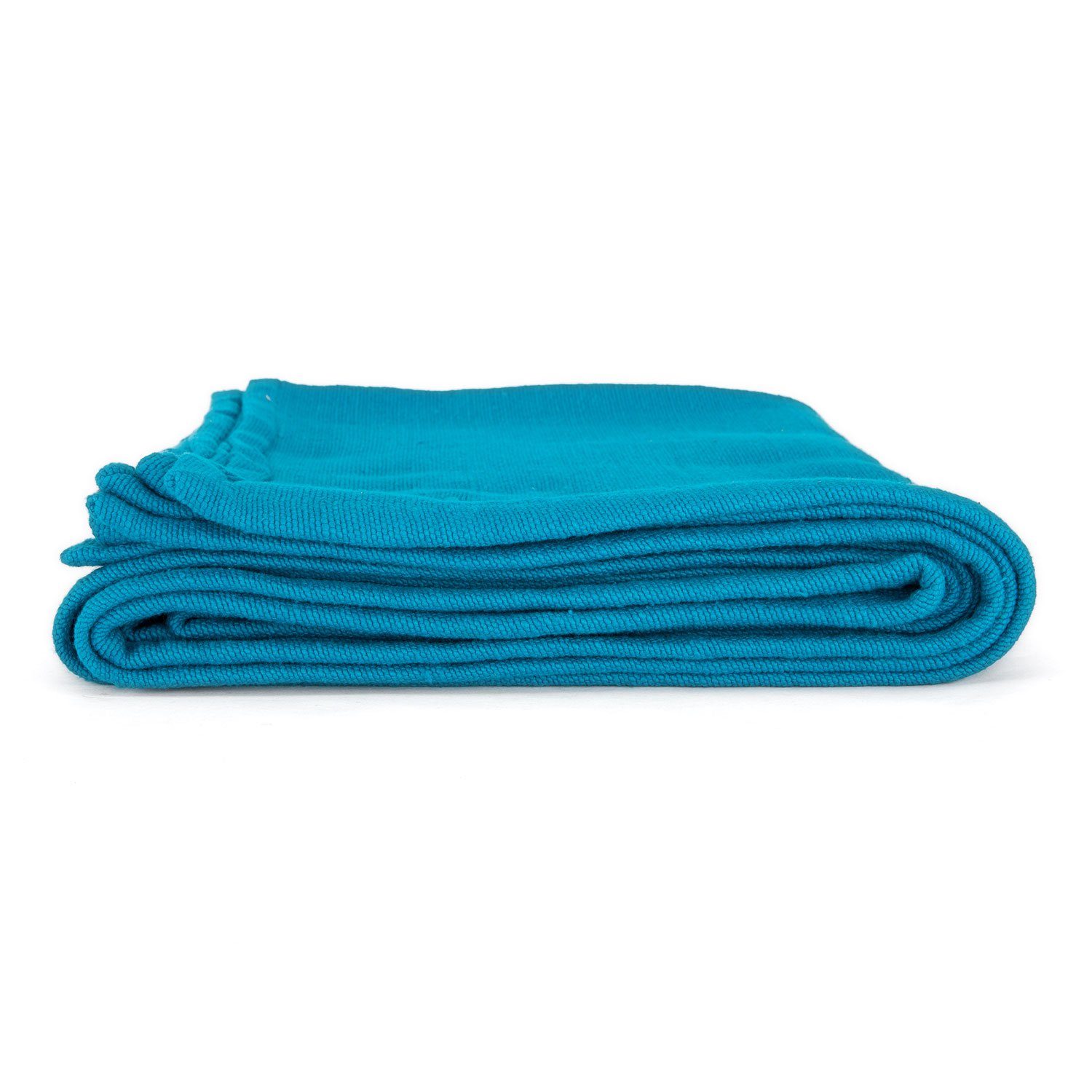 Wohndecke Yogadecke SHAVASANA, Baumwolle petrol, bodhi günstig online kaufen