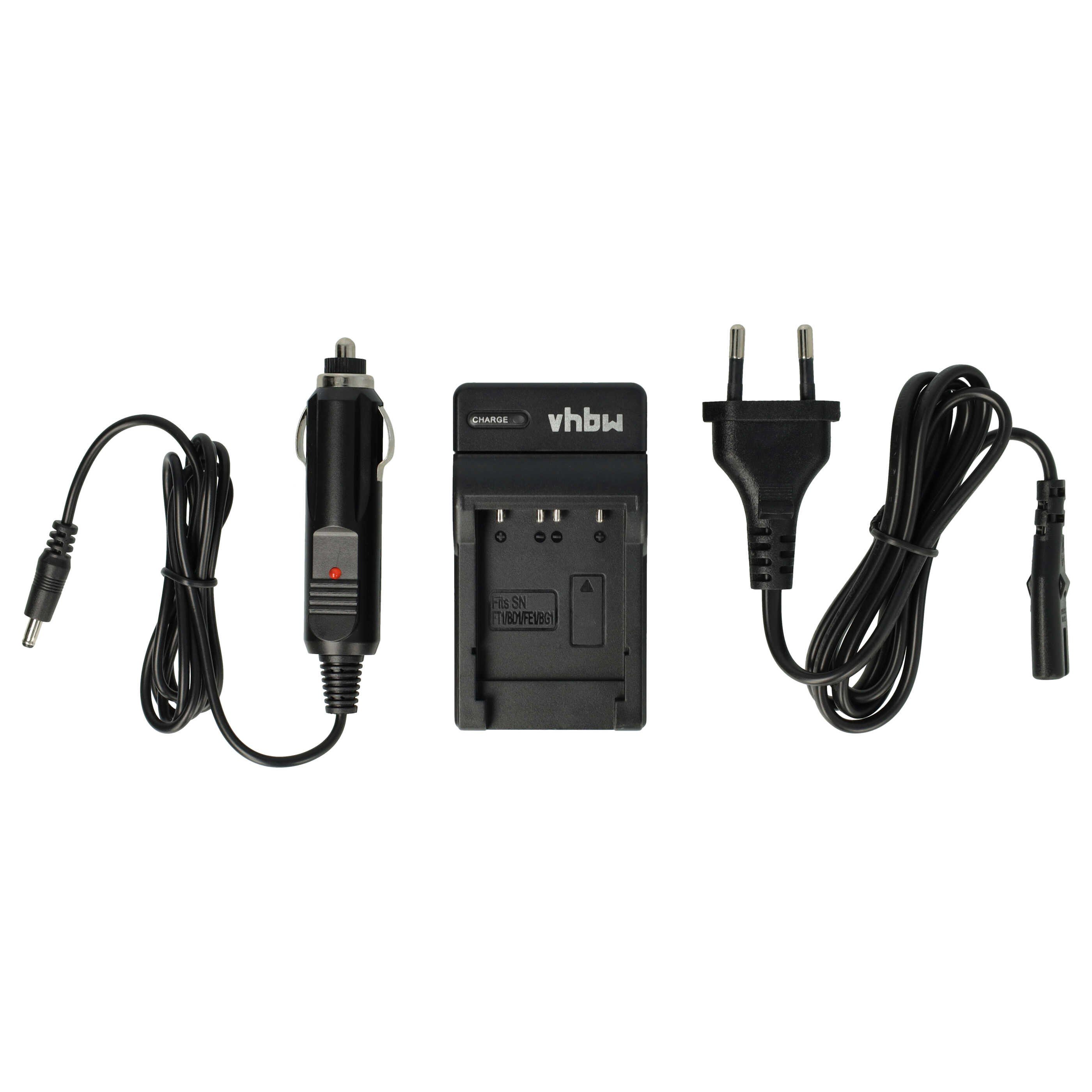 vhbw passend für Sony NP-FT1, NP-FR1 Kamera / Foto DSLR / Foto Kompakt / Kamera-Ladegerät