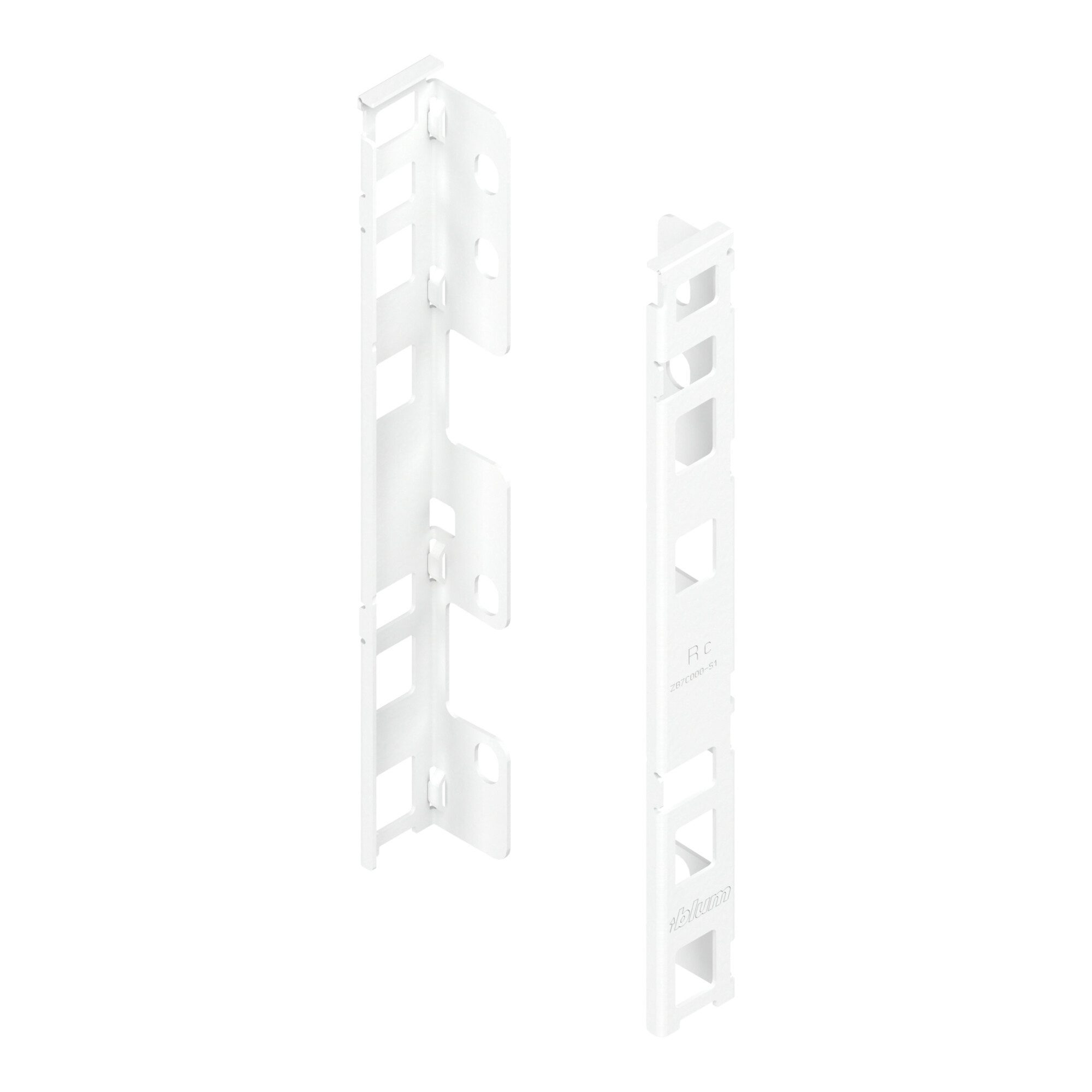blum Teleskop-Vollauszug Blum Holzrückwandhalter LEGRABOX Höhe C (193 mm) links/rechts Seidenwe