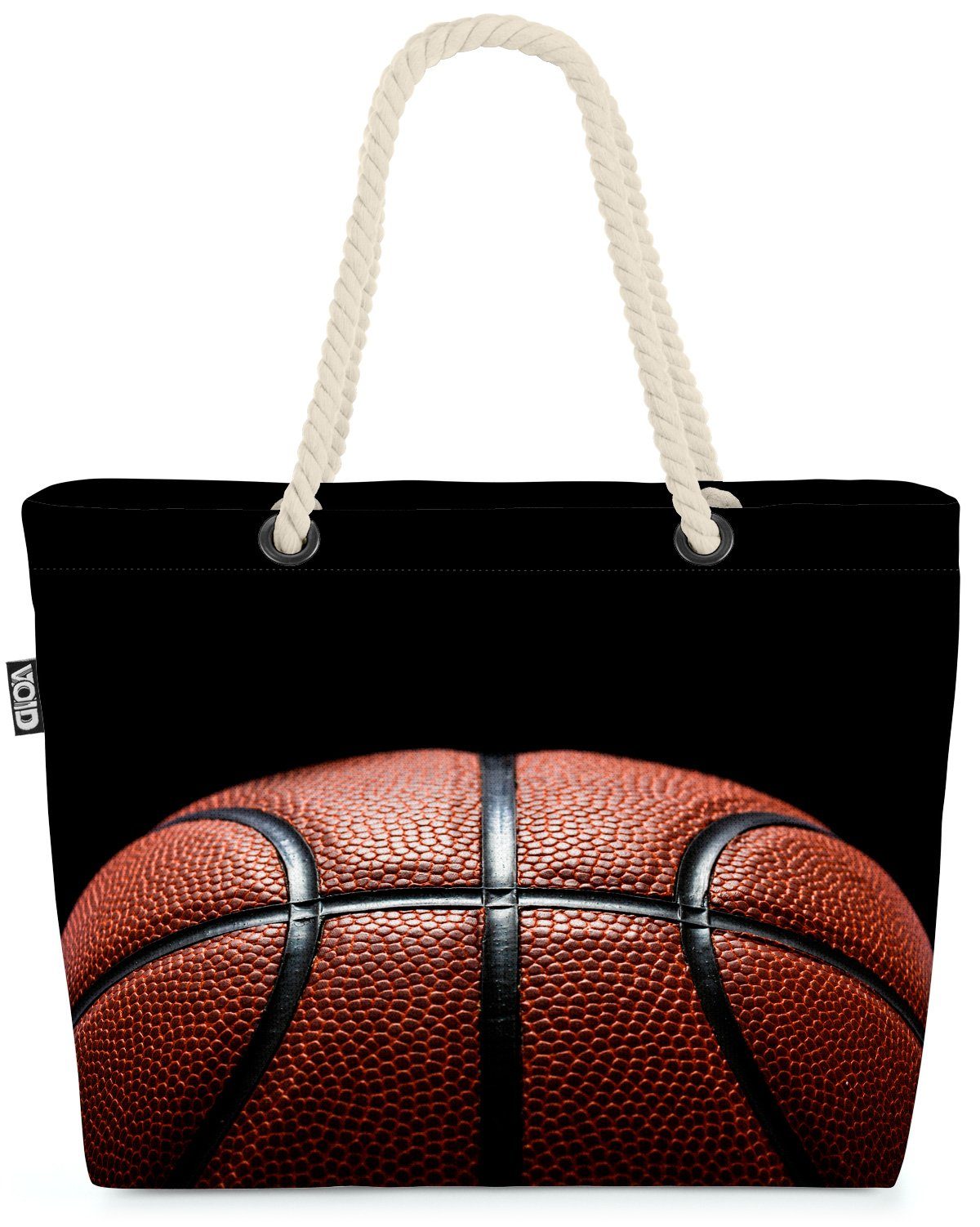 VOID Strandtasche (1-tlg), Basketball Ball Sport Korb Basketball Ball Sport Korb Spiel Mannschaf