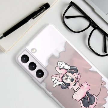 DeinDesign Handyhülle Mickey & Minnie Mouse Disney Motiv ohne Hintergrund, Samsung Galaxy S22 Silikon Hülle Bumper Case Handy Schutzhülle