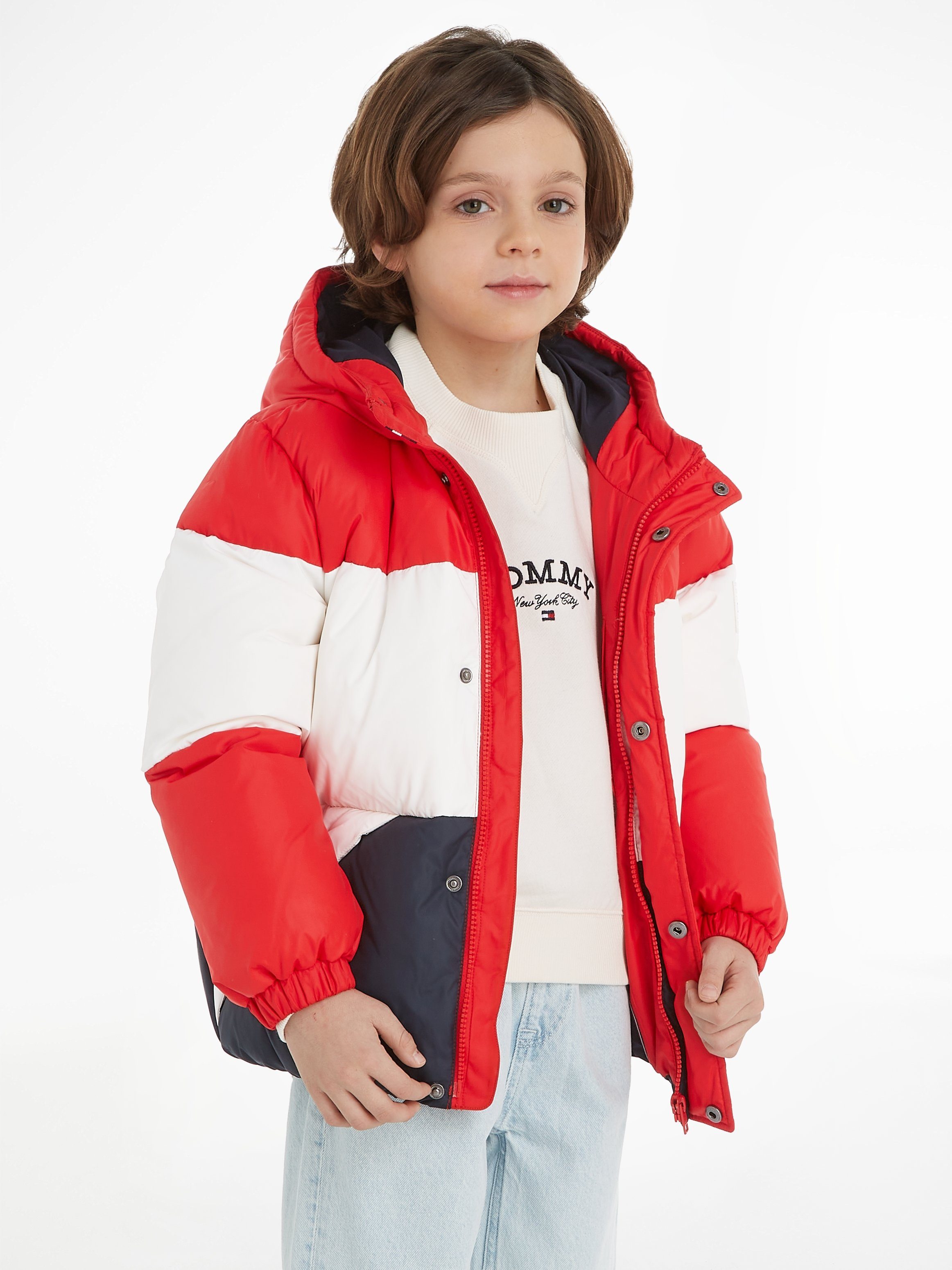 Tommy Hilfiger Daunenjacke ESSENTIAL COLORBLOCK JACKET