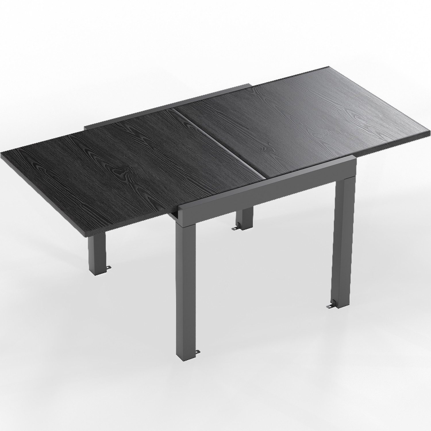 HOMALL Gartentisch 80/160 cm Aluminium Ausziehtisch günstig online kaufen