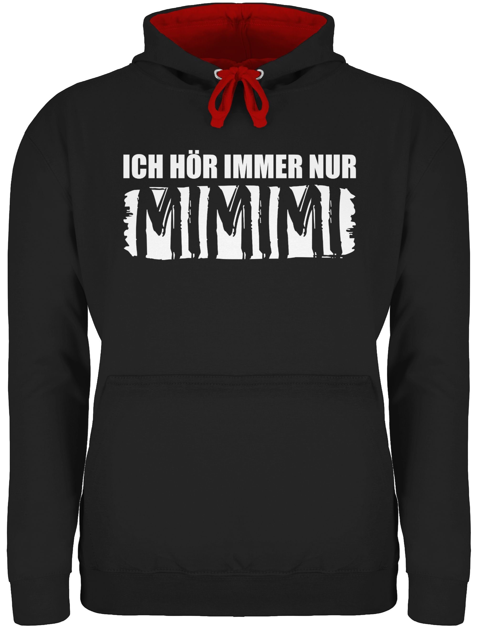 Shirtracer Hoodie »Ich höre immer nur MIMIMI weiß Sprüche Statement