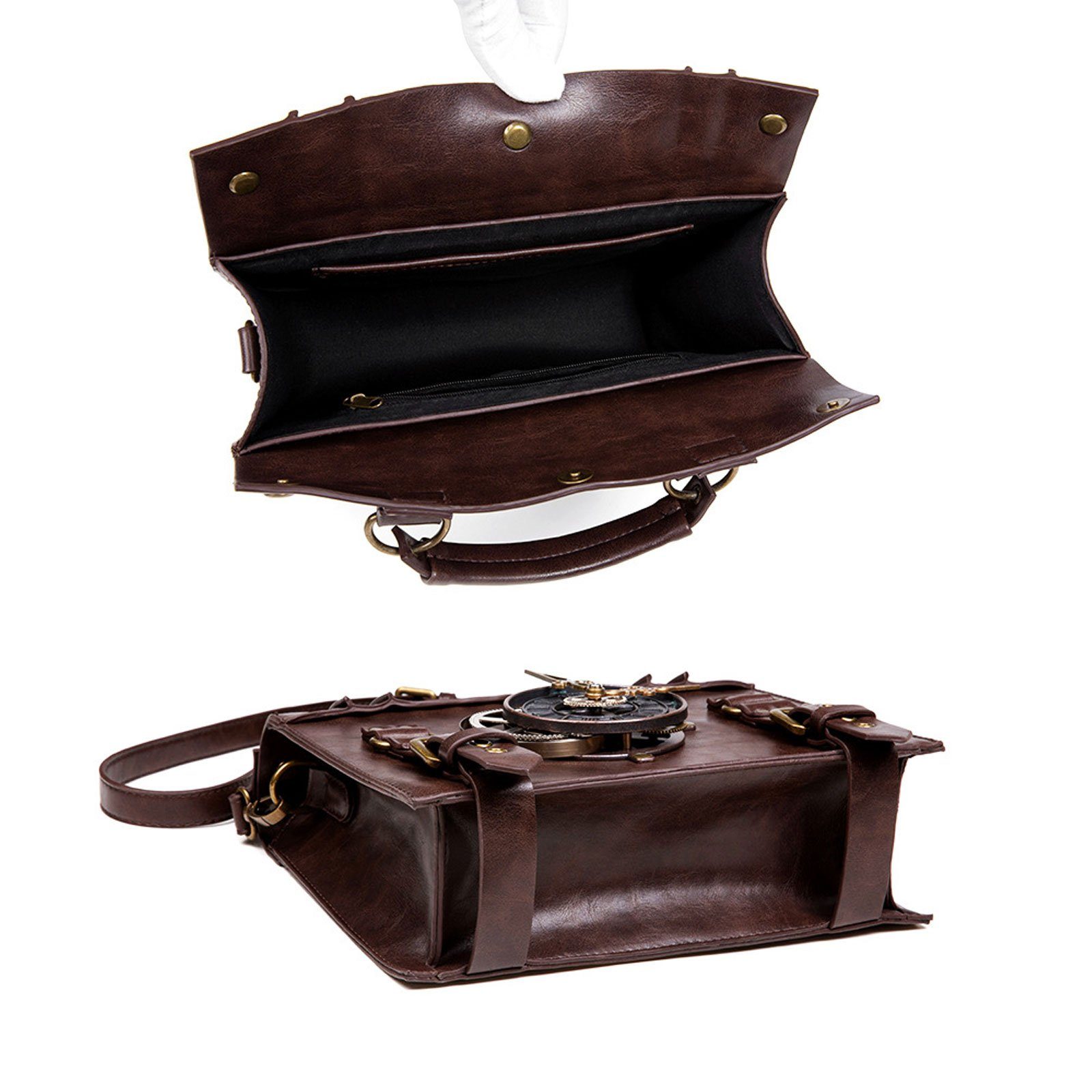 REDOM Umhängetasche Damen Vintage Henkeltasche Messenger-Tasche günstig online kaufen