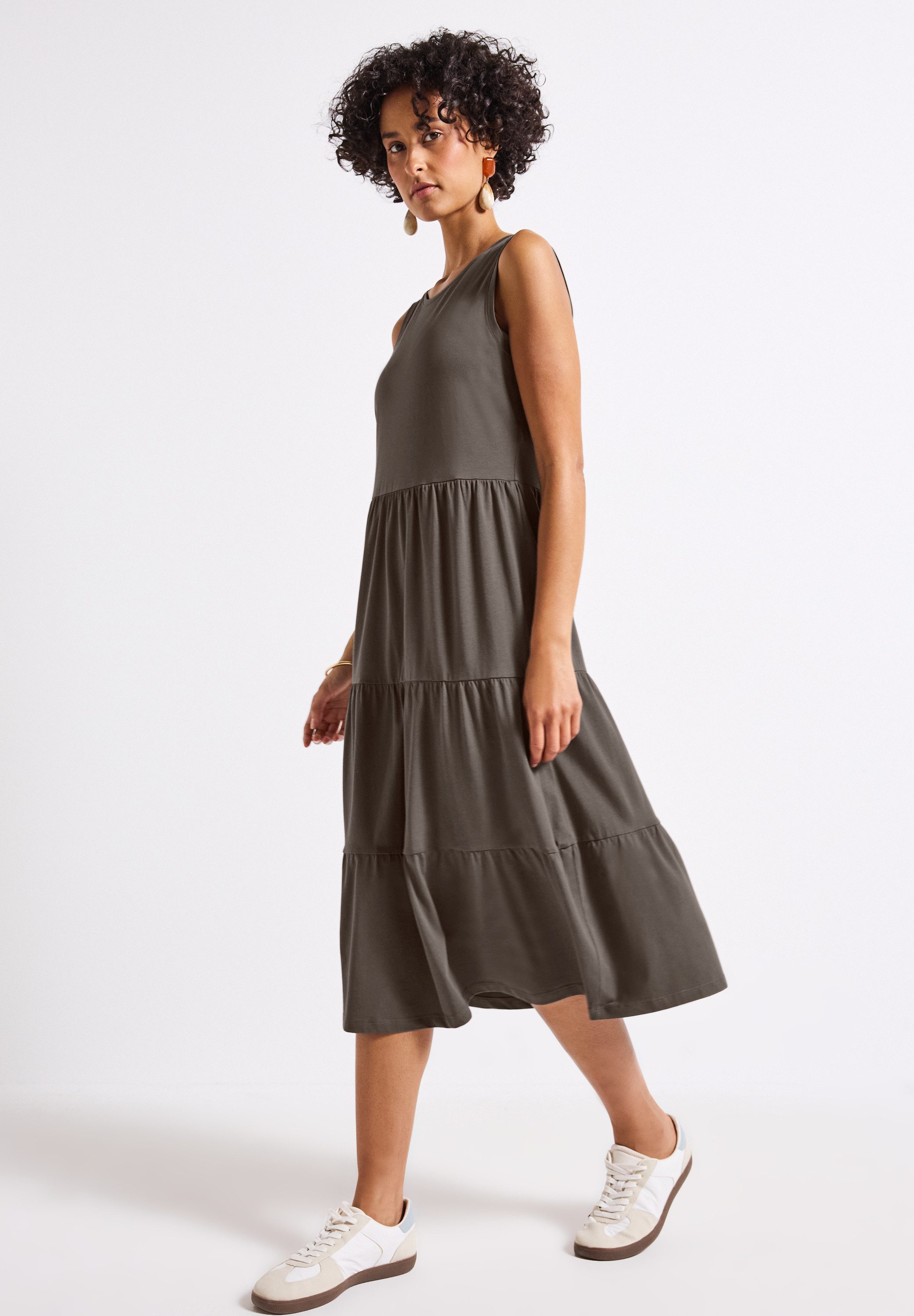 STREET ONE Jerseykleid in Unifarbe günstig online kaufen