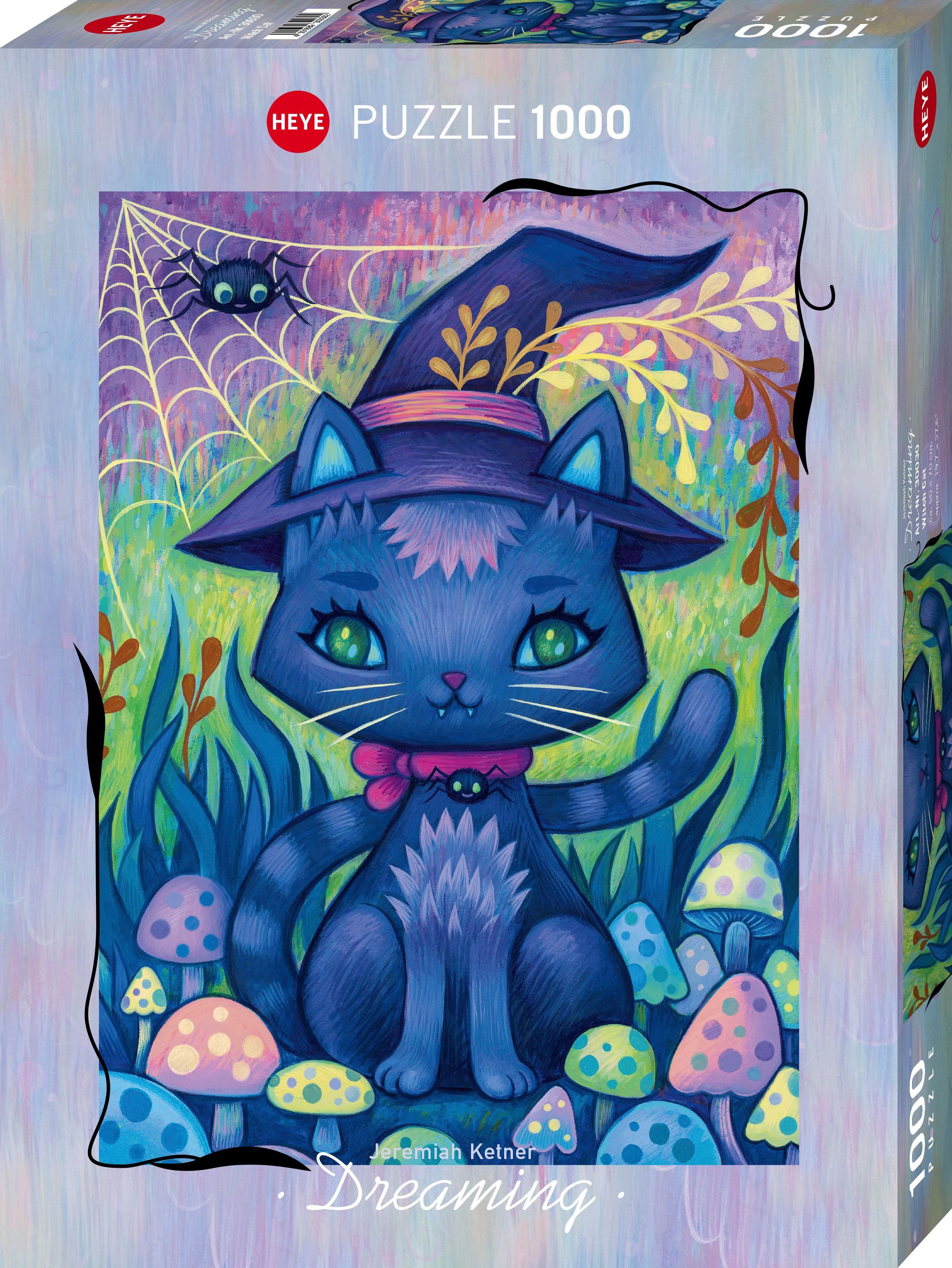 HEYE Puzzle Witch Cat, 1000 Puzzleteile, günstig online kaufen