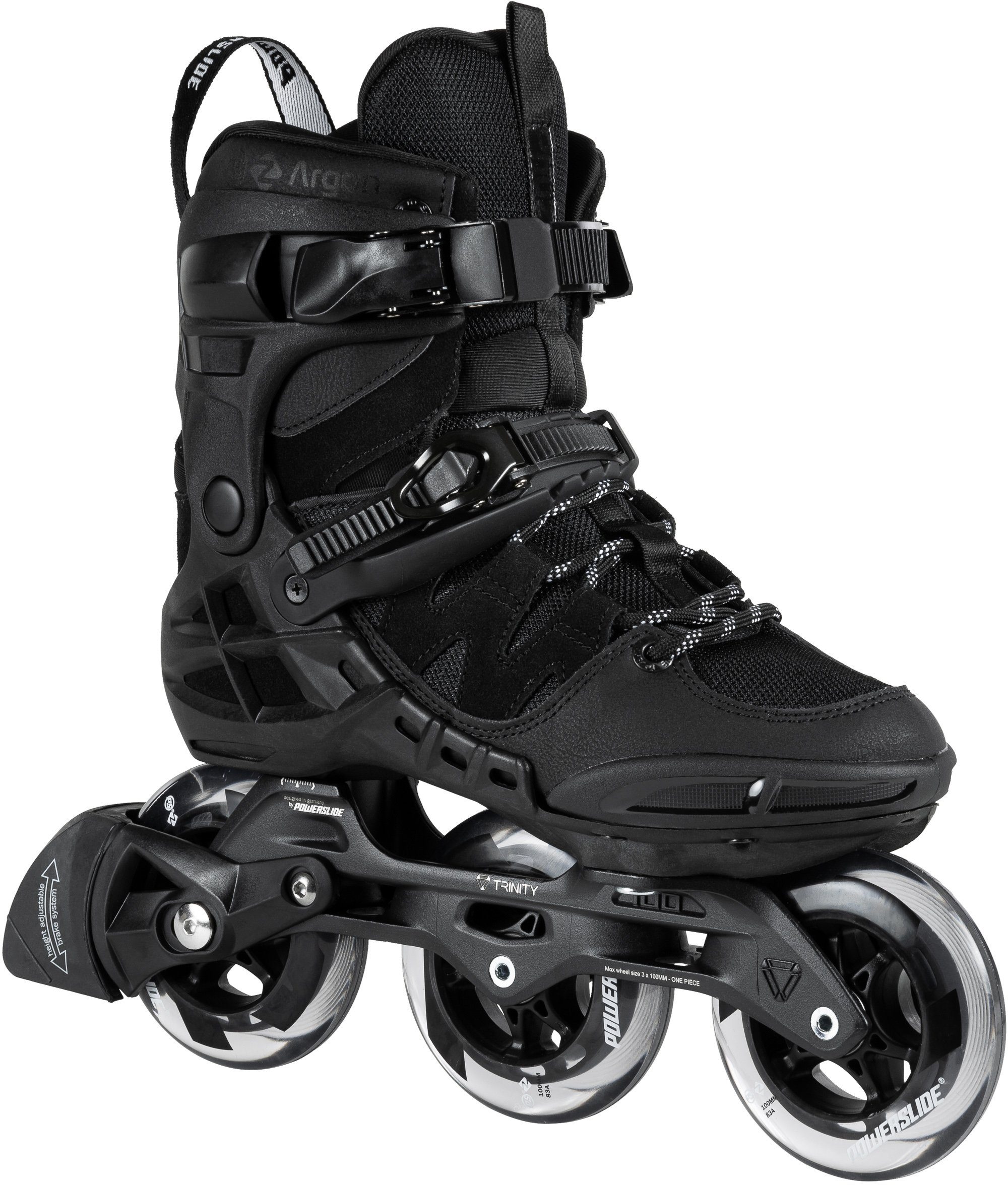 Inlineskates Phuzion Argon Black 100