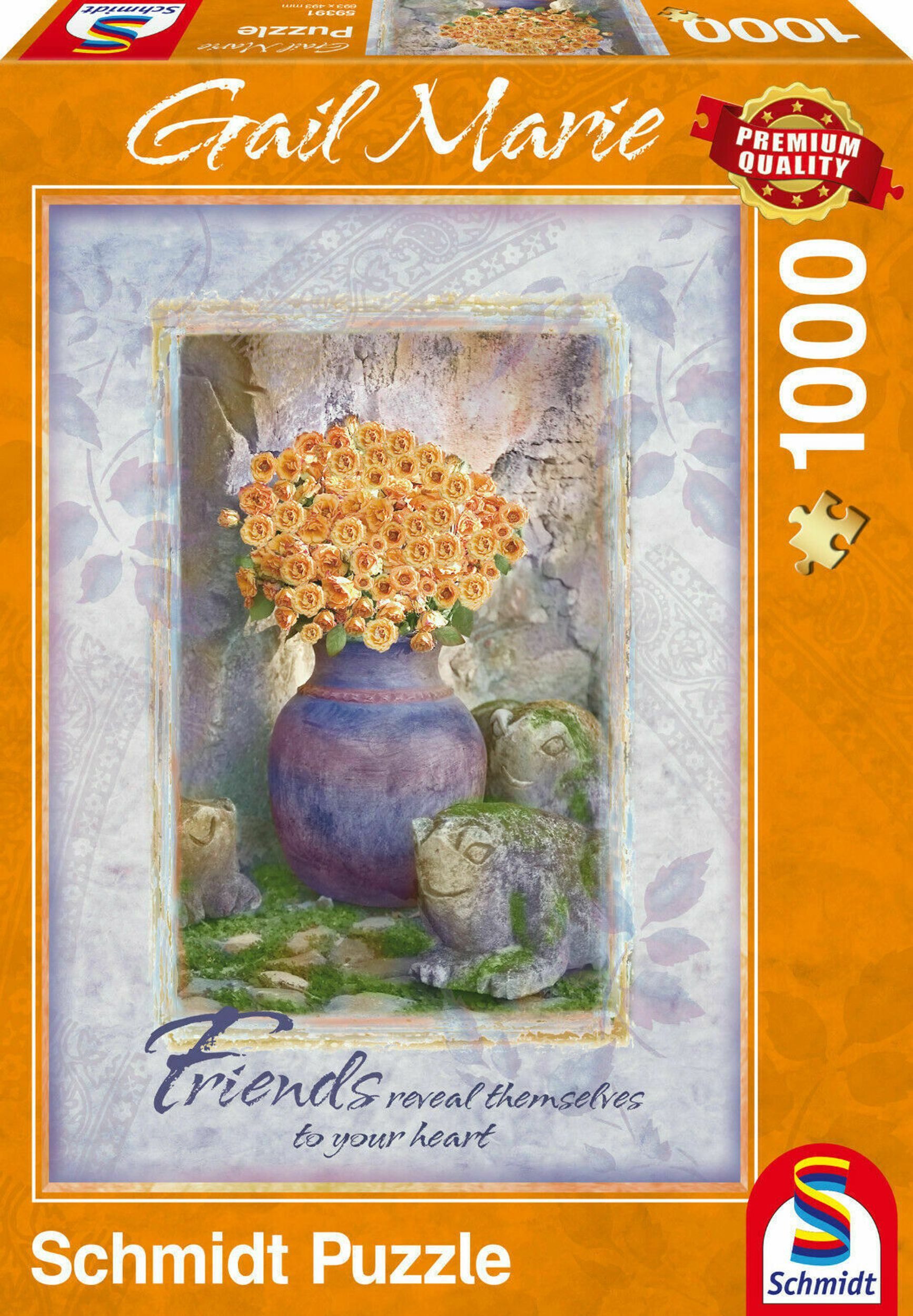 Schmidt Spiele Puzzle Friends Freunde, 1000 Puzzleteile